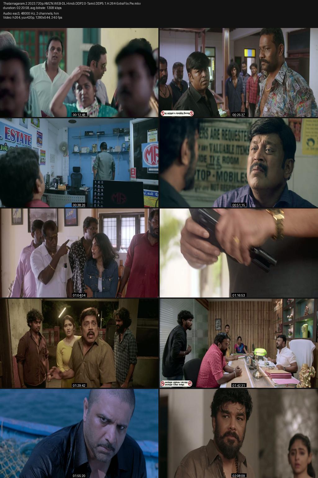 Thalainagaram 2 (2023) [Hindi-Tamil] UNCUT 1080p 720p 480p Amazon WEB-DL ESub Screenshots