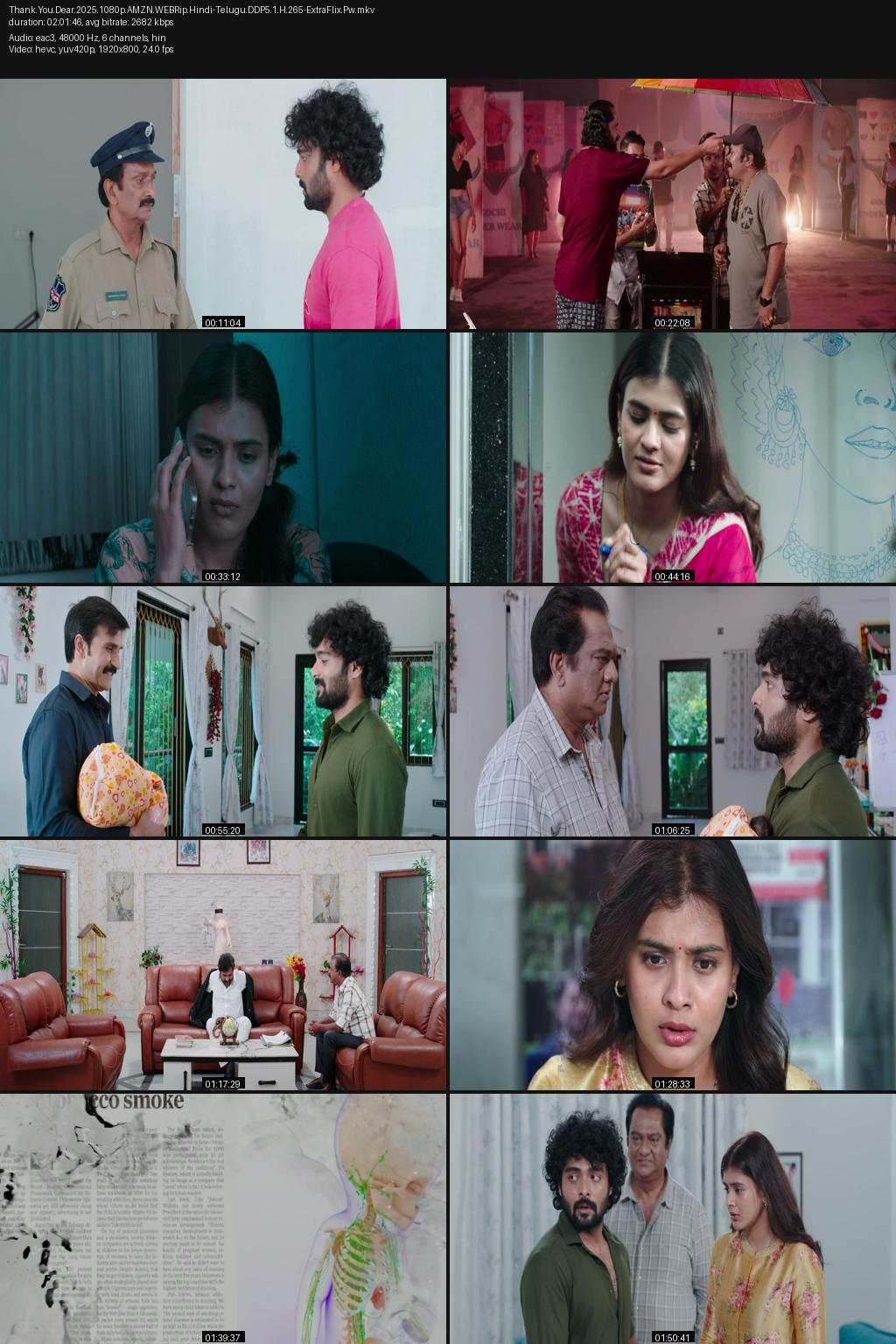 Thank You Dear (2025) [Hindi-Telugu] 4K 2160p 1080p 720p 480p Amazon WEBRip ESub Screenshots