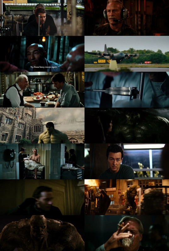 The Incredible Hulk (2008) 1080p | 720p | 480p BluRay [Hindi (हिन्दी) + English] DD5.1 ESub Screenshots