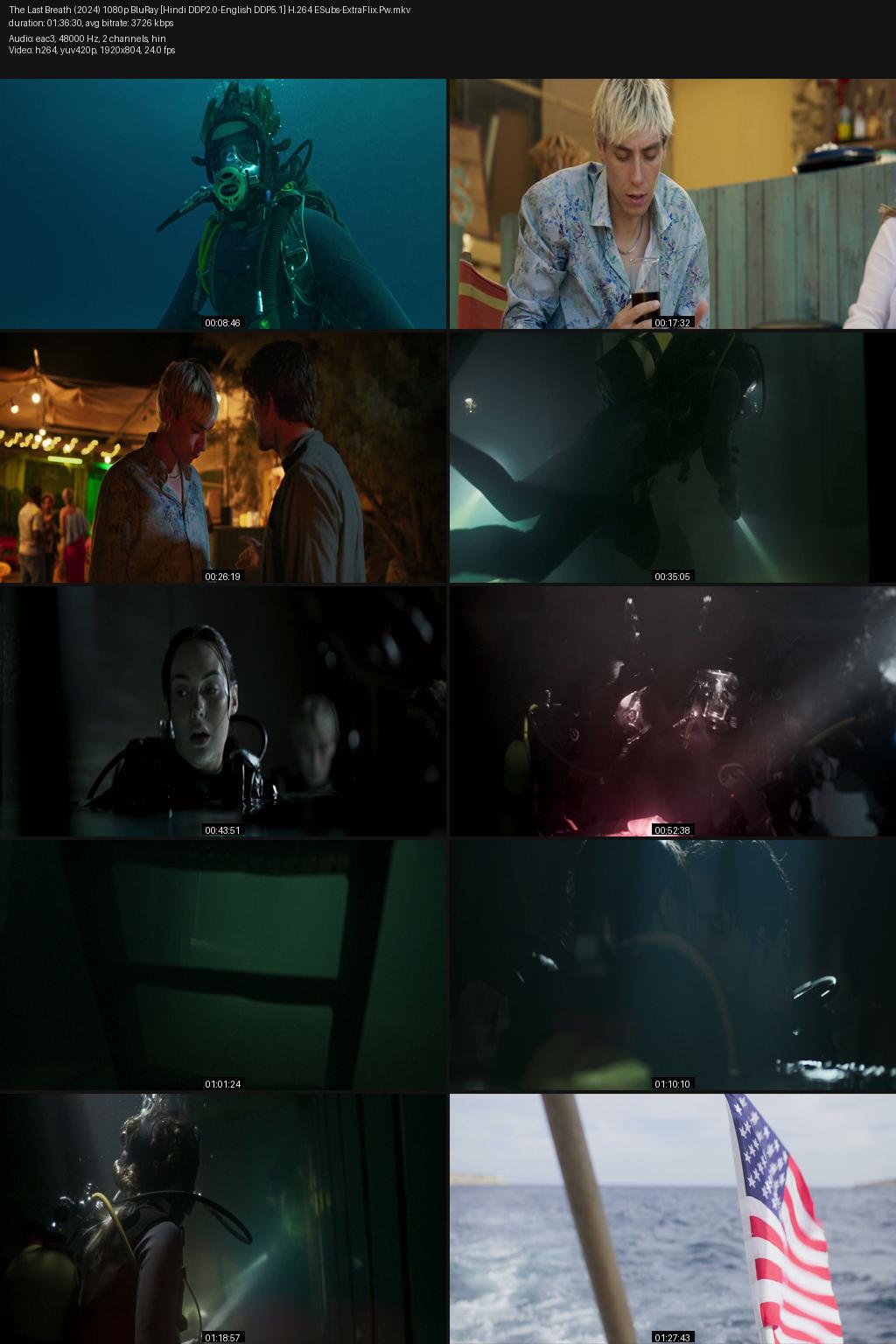 The Last Breath (2024) [Hindi-English] 1080p 720p 480p BluRay ESubs Screenshots