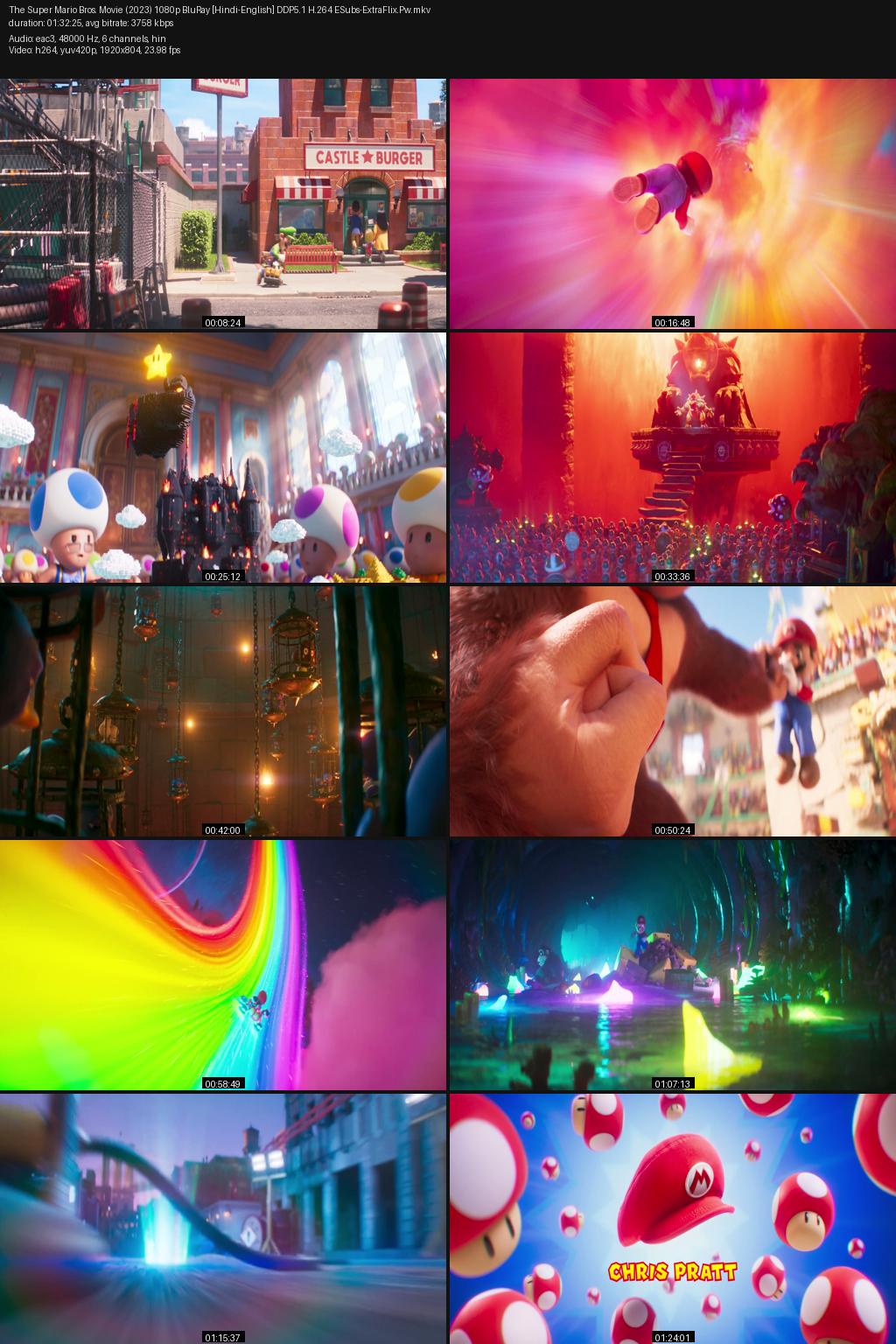 The Super Mario Bros. Movie (2023) [Hindi-English] 1080p 720p 480p BluRay ESubs Screenshots