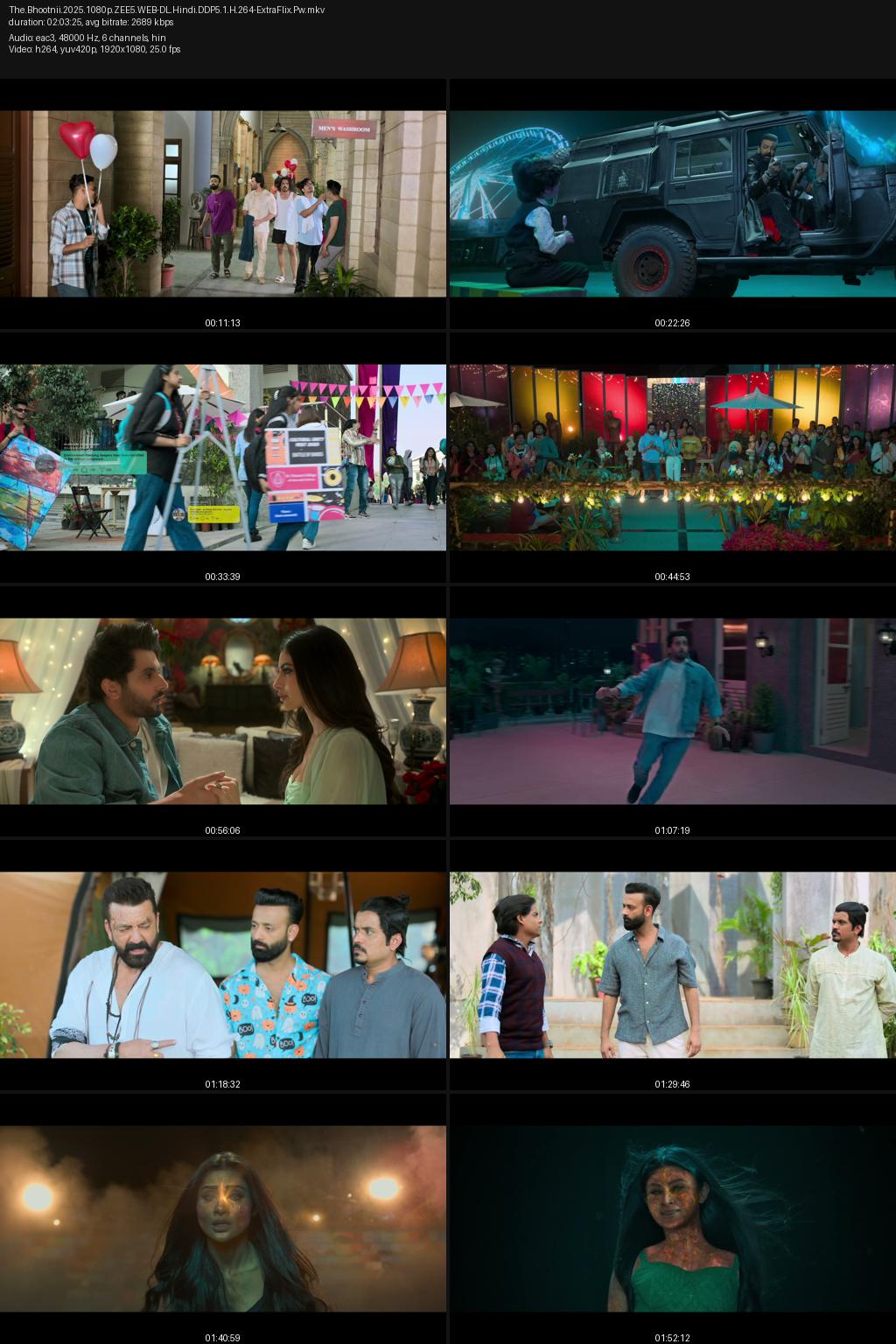 The Bhootnii (2025) [Hindi] 4K 2160p 1080p 720p 480p ZEE5 WEB-DL ESub Screenshots