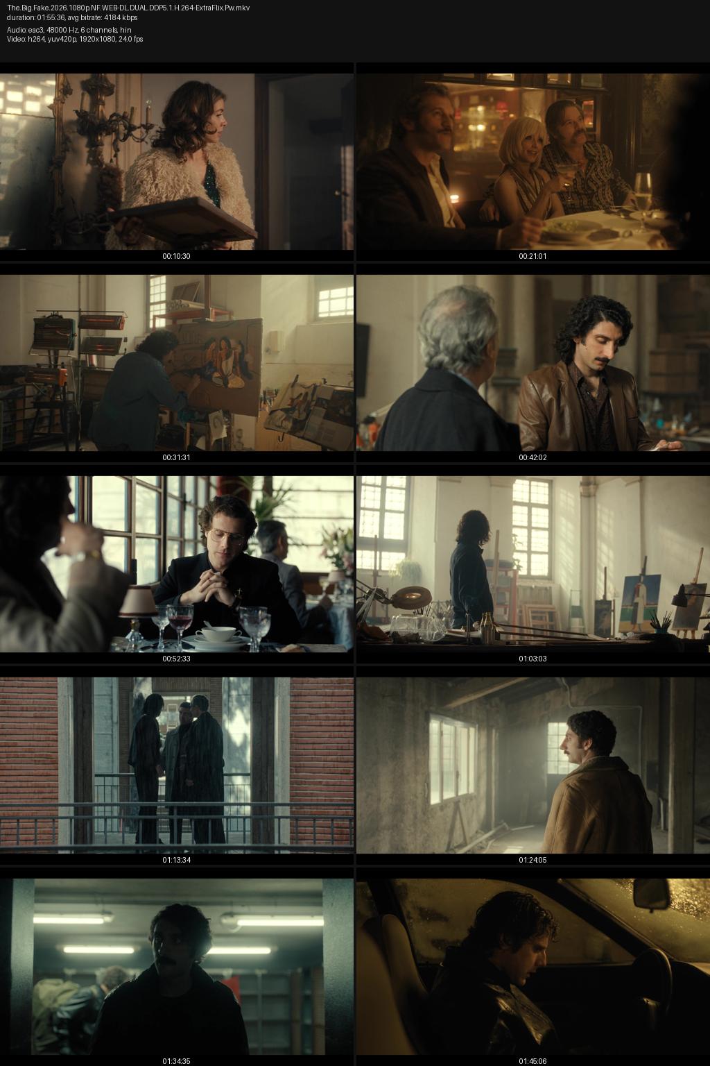 The Big Fake aka Il falsario (2026) [Hindi-Italian] 4K 2160p 1080p 720p 480p Netflix WEB-DL ESubs Screenshots