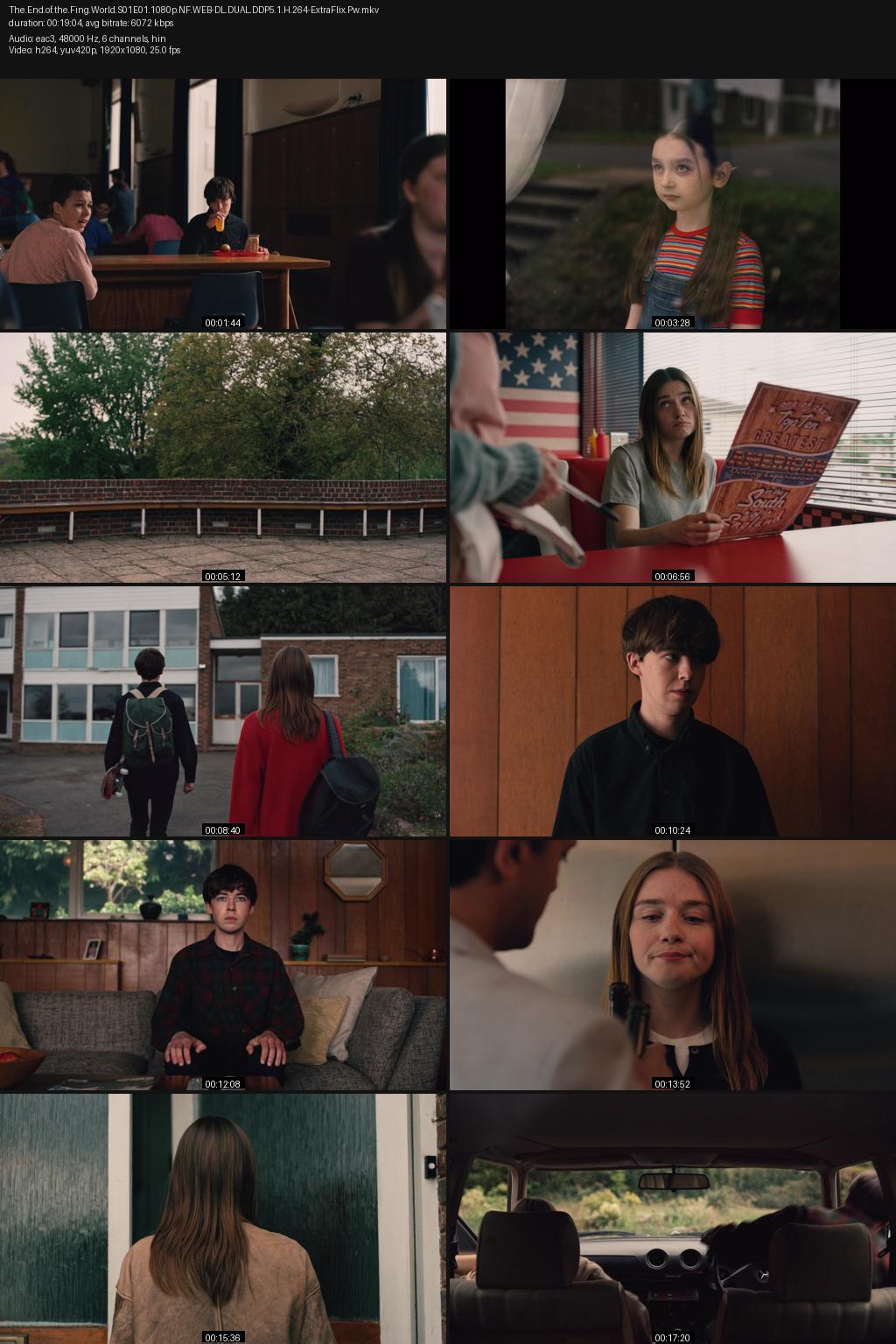 The End of the F***ing World Season 1 (2017) [Hindi-English] 1080p 720p 480p Netflix ESubs Screenshots