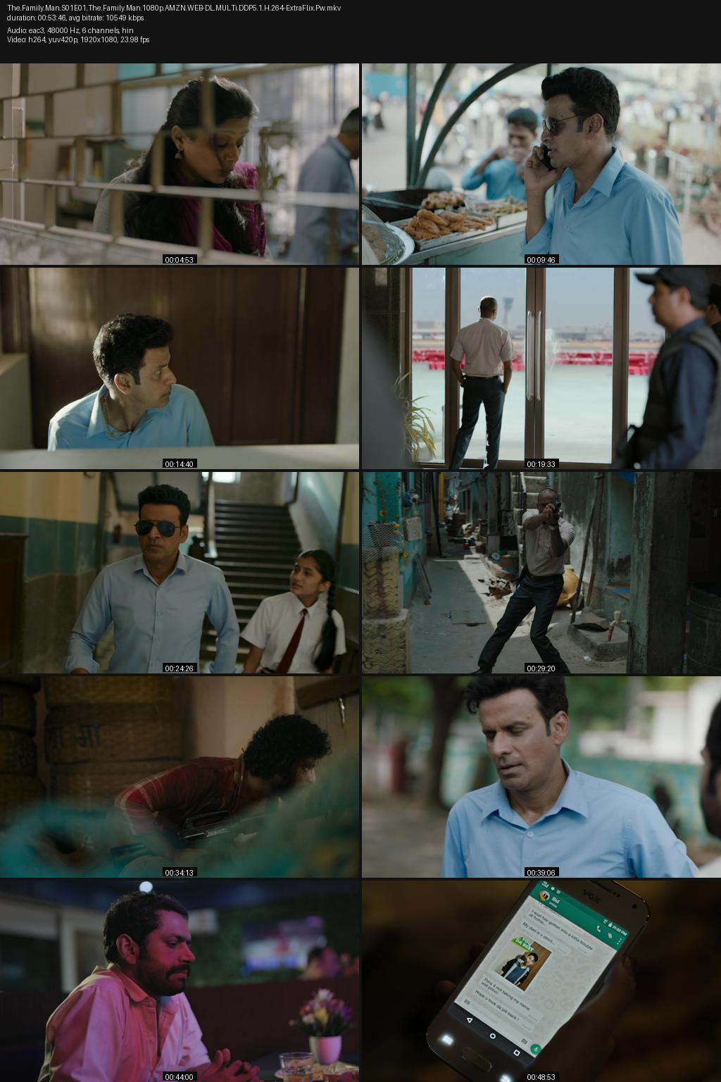 The Family Man Season 1 (2019) [Hindi] 1080p 720p 480p Amazon WEB-DL ESub Screenshots