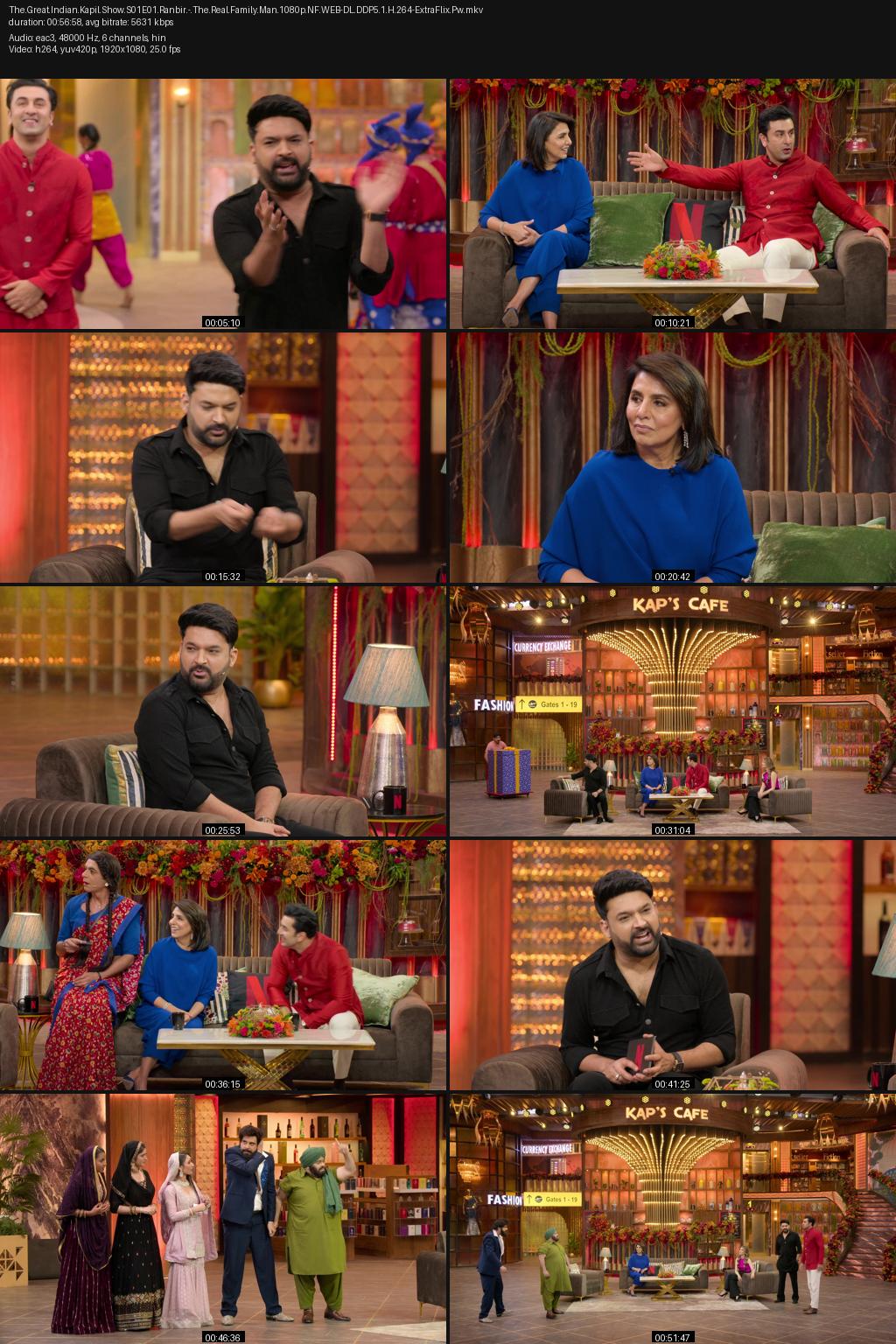 The Great Indian Kapil Show Season 1 (2024) 1080p | 720p | 480p Netflix WEB-DL Hindi ESub Screenshots