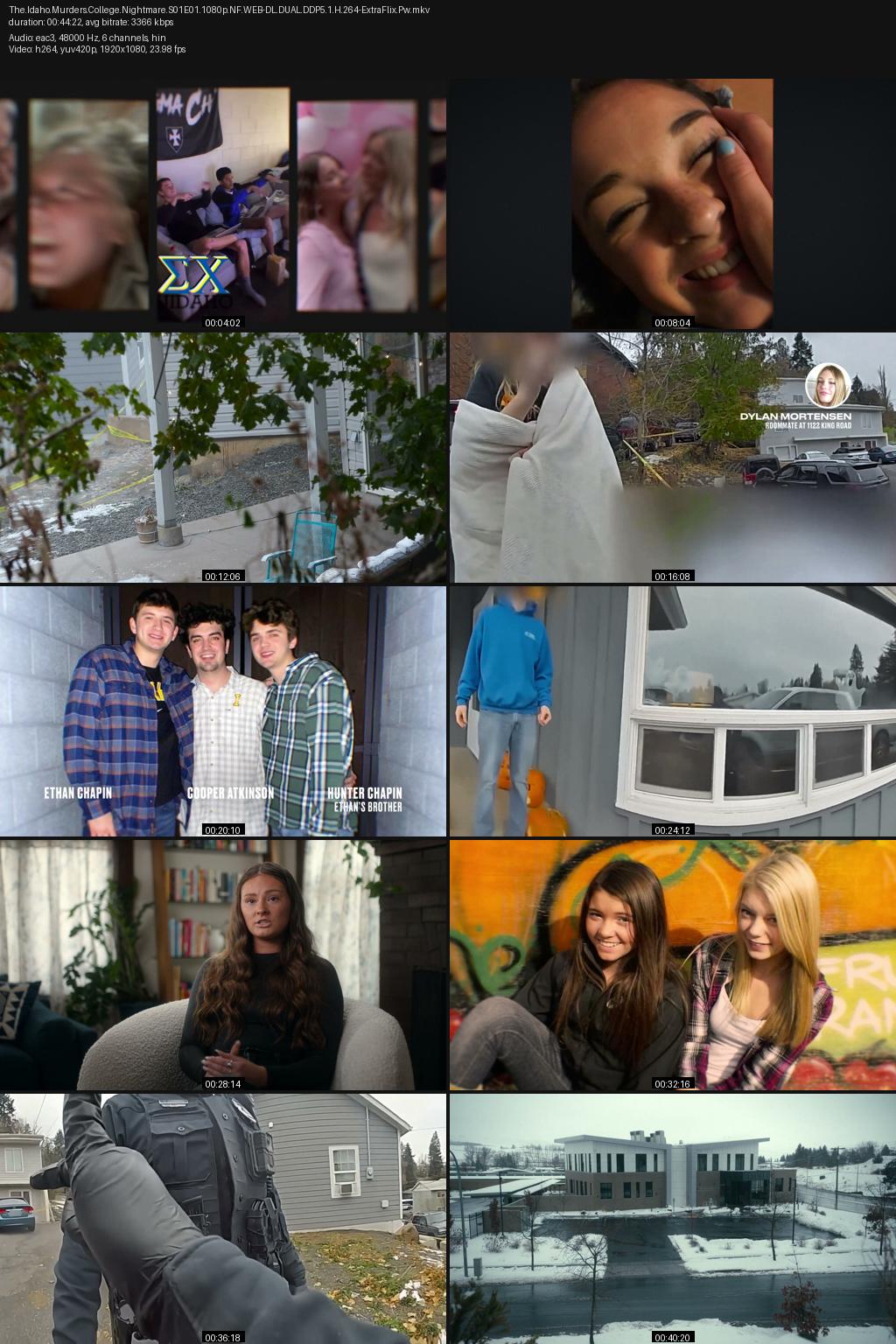 The Idaho Murders: College Nightmare Season 1 (2026) [Hindi-English] 1080p 720p 480p Netflix WEB-DL ESubs Screenshots