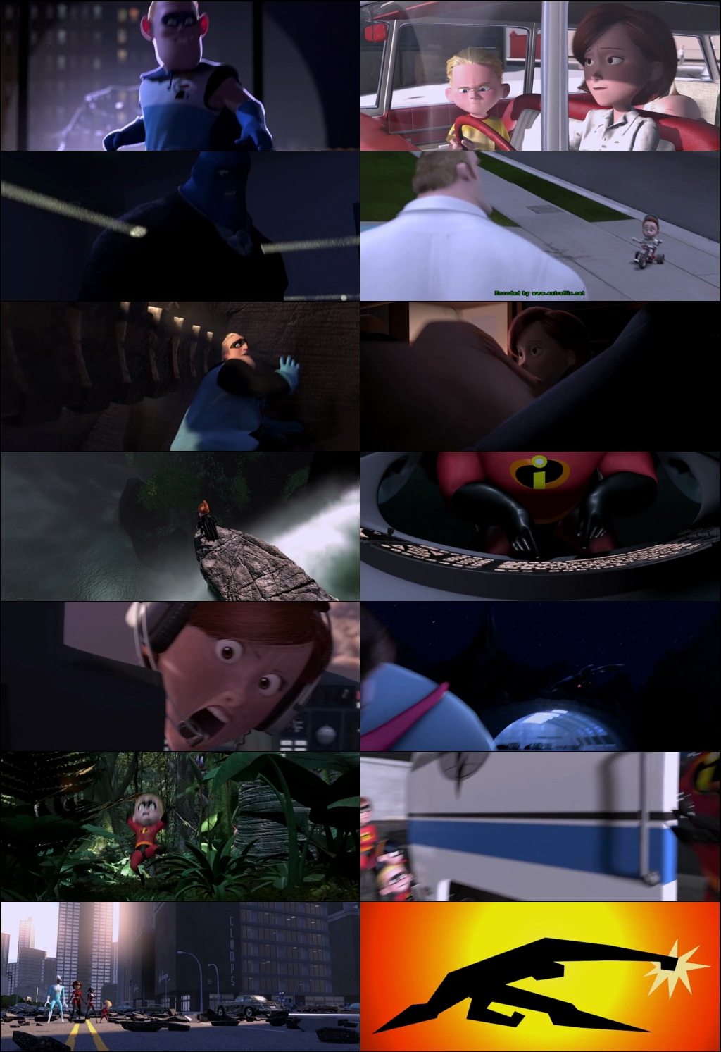 The Incredibles (2004) 1080p | 720p | 480p BluRay [Hindi (हिन्दी) + English] DD5.1 ESub Screenshots