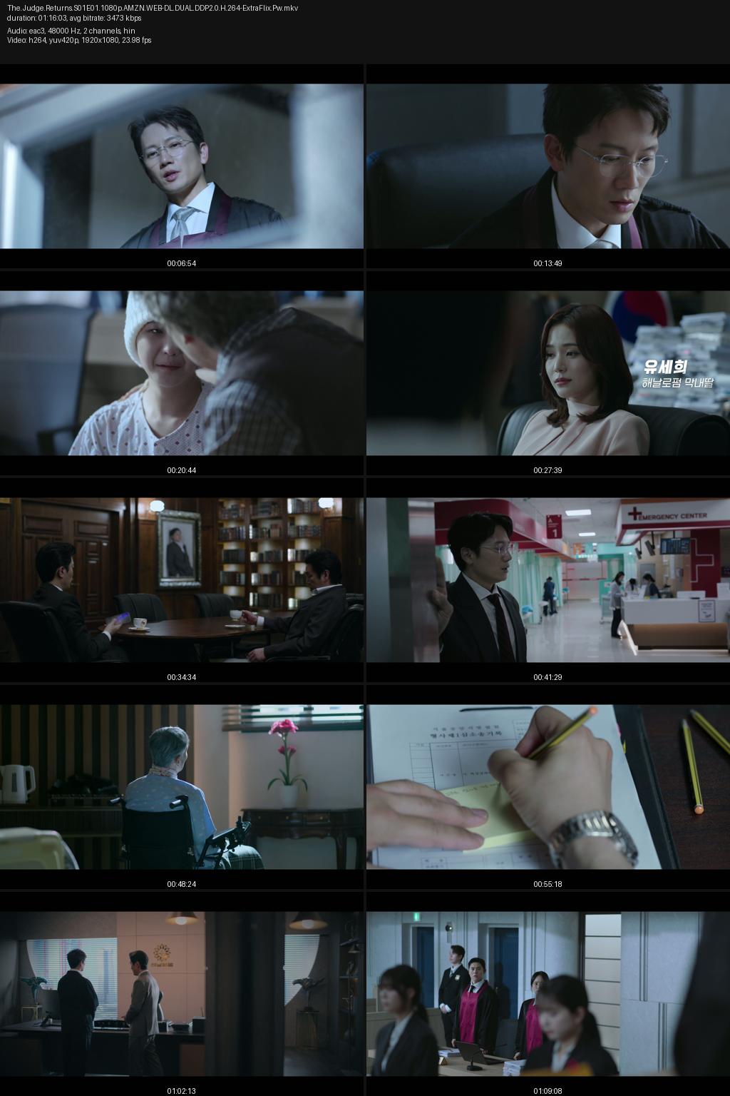 The Judge Returns Season 1 (2026) [Hindi-Korean] 1080p 720p 480p Amazon WEB-DL ESub Screenshots