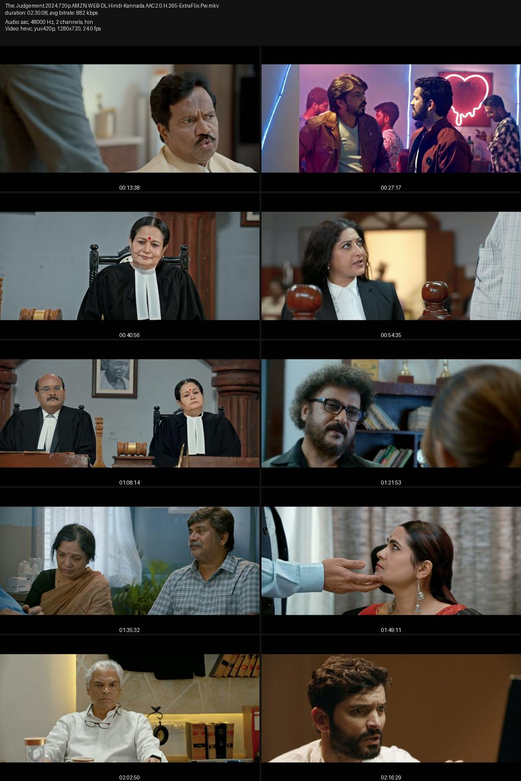 The Judgement (2024) [Hindi-Kannada] UNCUT 1080p 720p 480p Amazon WEB-DL ESub Screenshots