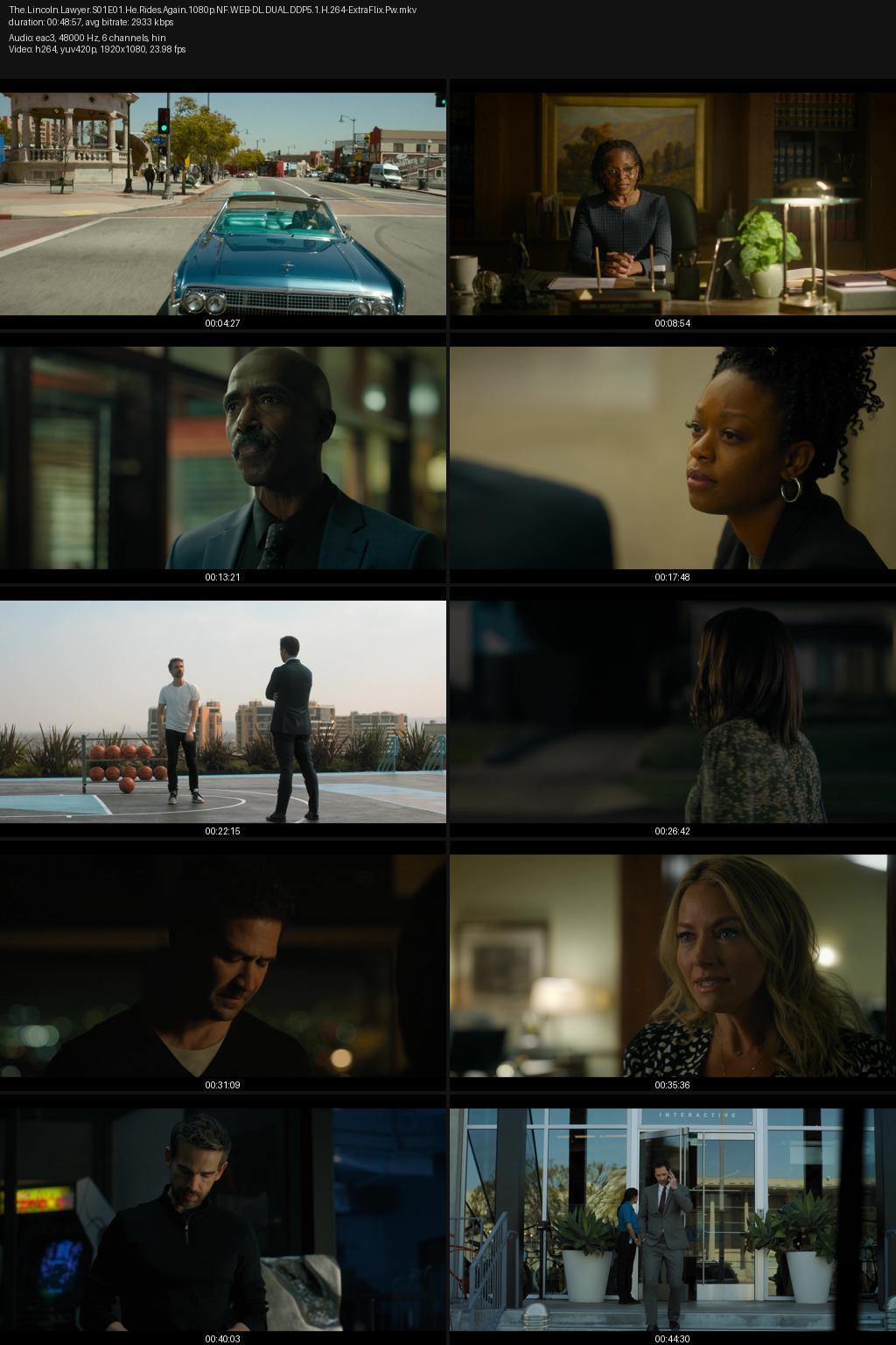 The Lincoln Lawyer Season 1 (2022) [Hindi-English] 1080p 720p 480p Netflix WEB-DL ESubS Screenshots