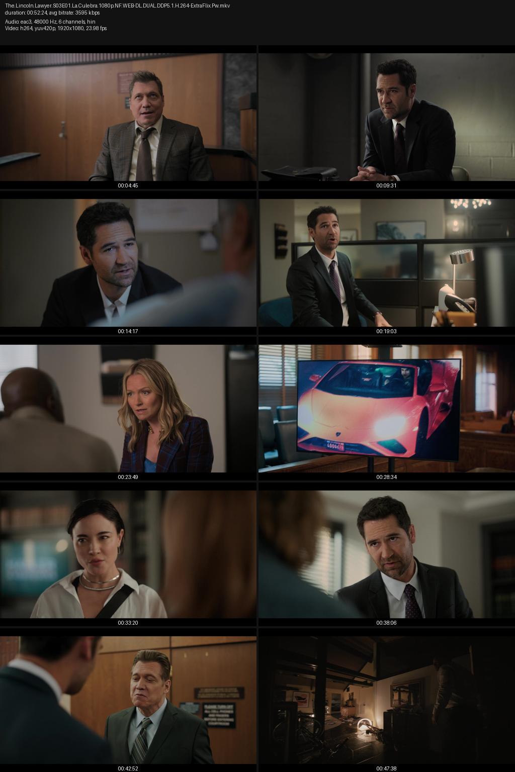 The Lincoln Lawyer Season 3 (2024) [Hindi-English] 1080p 720p 480p Netflix WEB-DL ESubs Screenshots