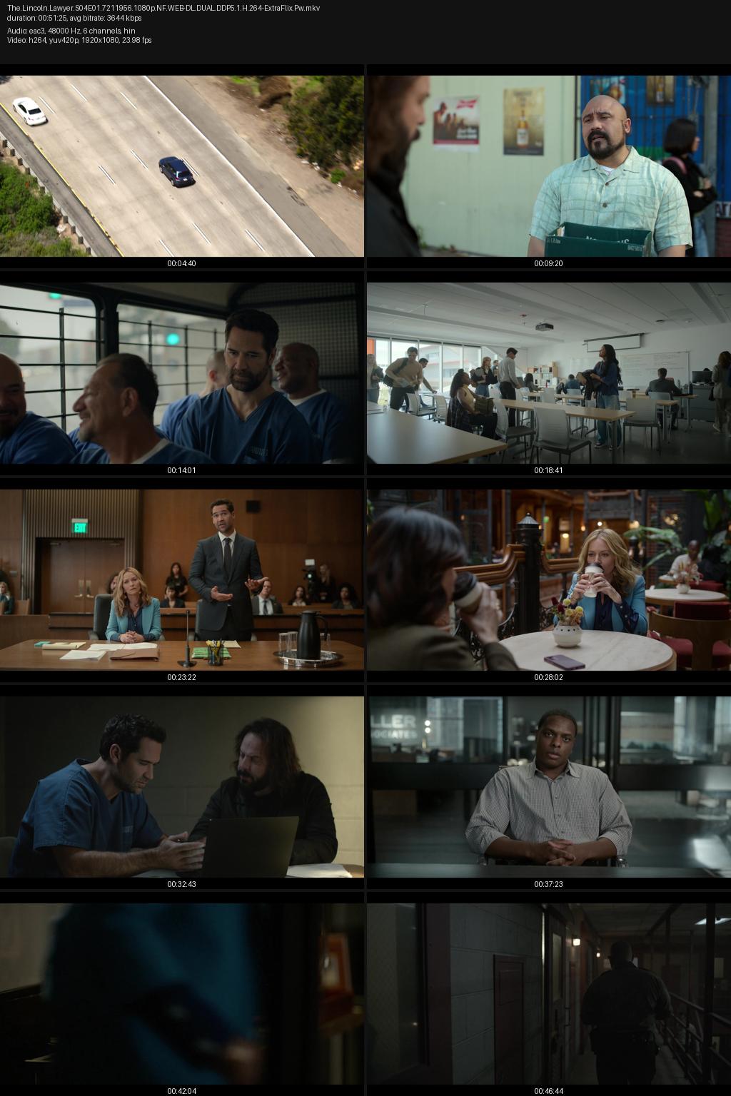 The Lincoln Lawyer Season 4 (2026) [Hindi-English] 1080p 720p 480p Netflix WEB-DL ESubs Screenshots