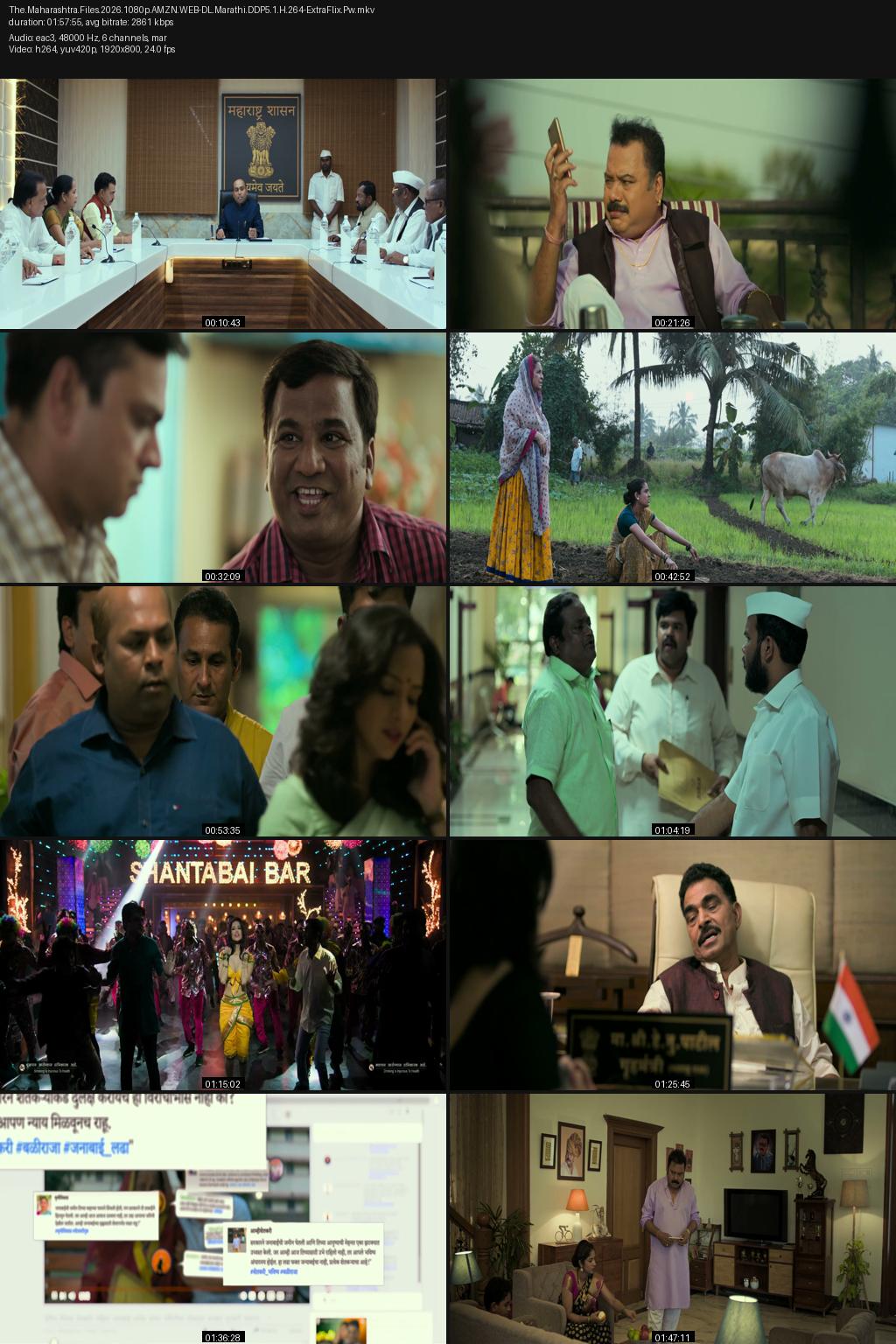 The Maharashtra Files (2026) [Marathi] 1080p 720p 480p Amazon WEB-DL ESub Screenshots