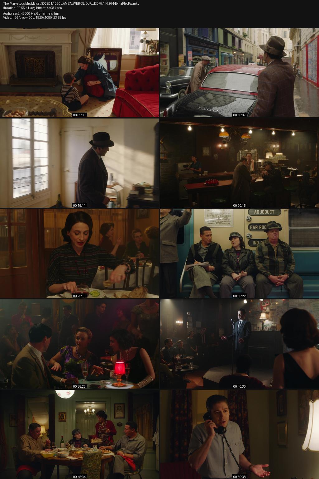 The Marvelous Mrs. Maisel Season 2 (2018) [Hindi-English] 1080p 720p 480p Amazon WEB-DL ESubs Screenshots