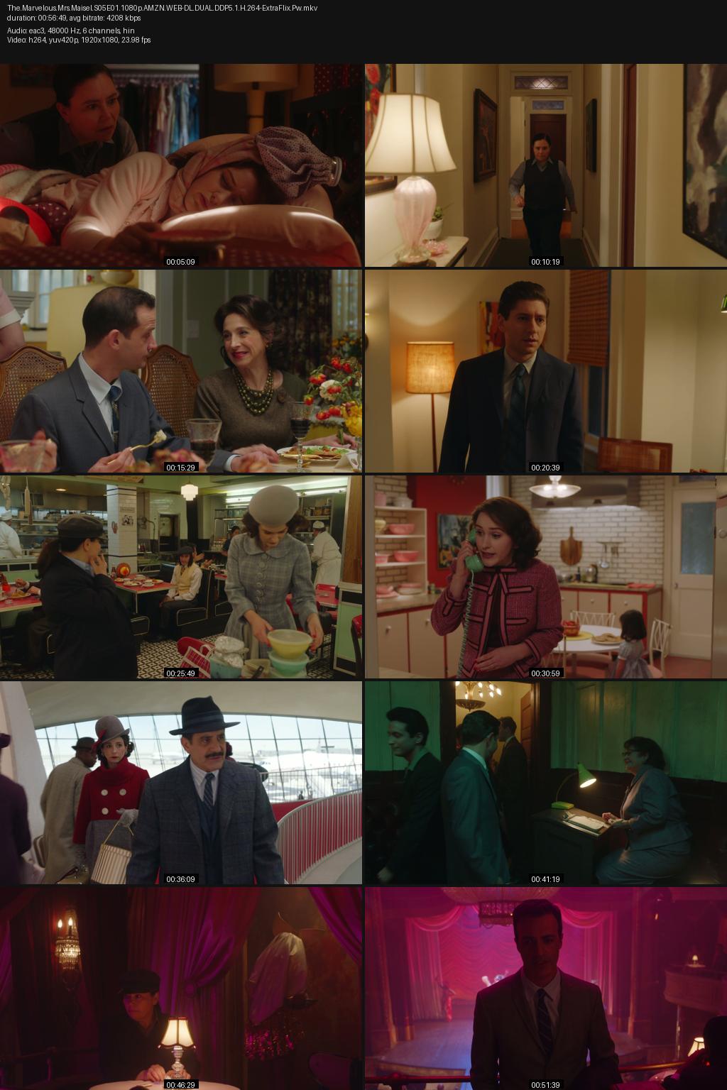 The Marvelous Mrs. Maisel Season 5 (2023) [Hindi-English] 1080p 720p 480p Amazon WEB-DL ESubs Screenshots