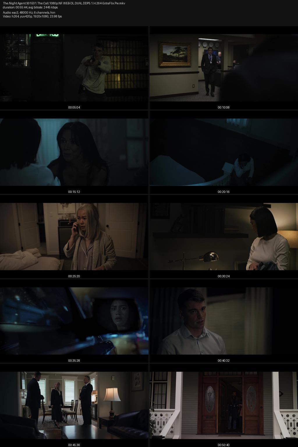 The Night Agent Season 1 (2023) [Hindi-English] 1080p 720p 480p Netflix WEB-DL ESubs Screenshots