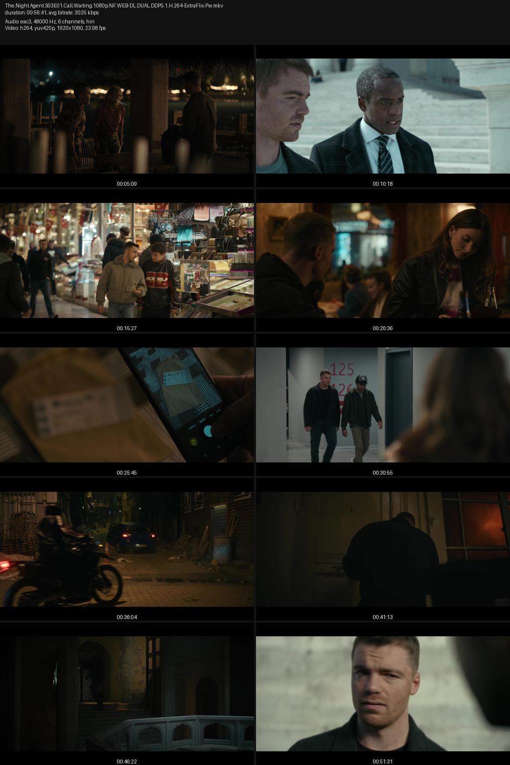 The Night Agent Season 3 (2026) [Hindi-English] 1080p 720p 480p Netflix WEB-DL ESubs Screenshots