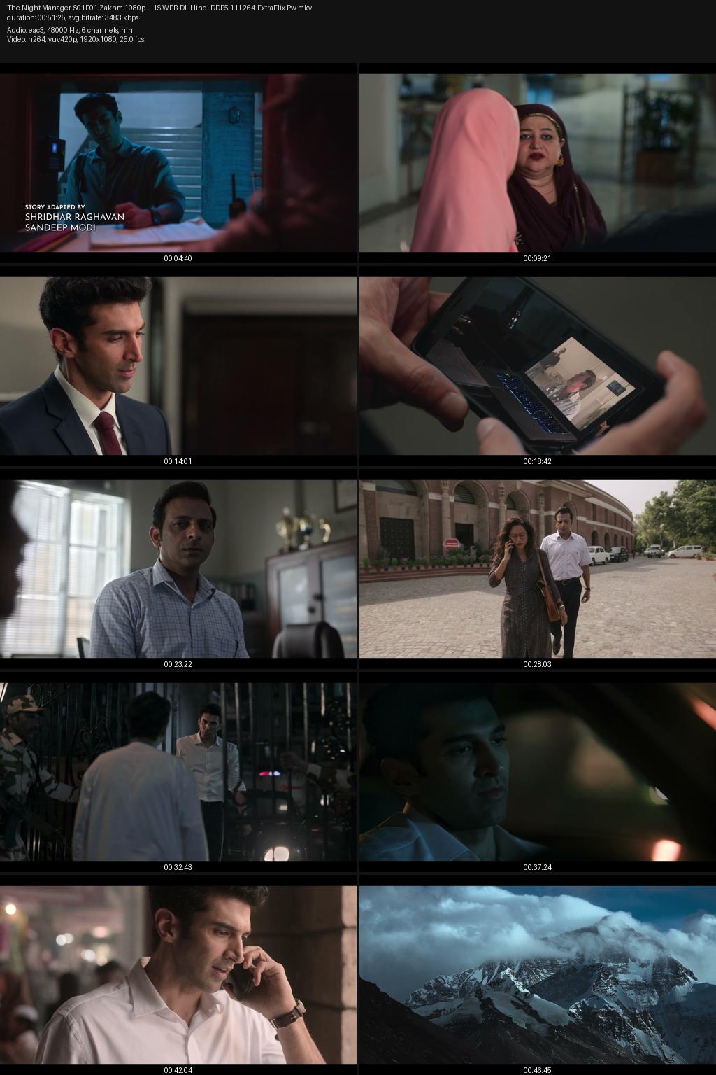 The Night Manager Season 1 (2023) [Hindi] 1080p 720p 480p JioHotstar WEB-DL ESub Screenshots
