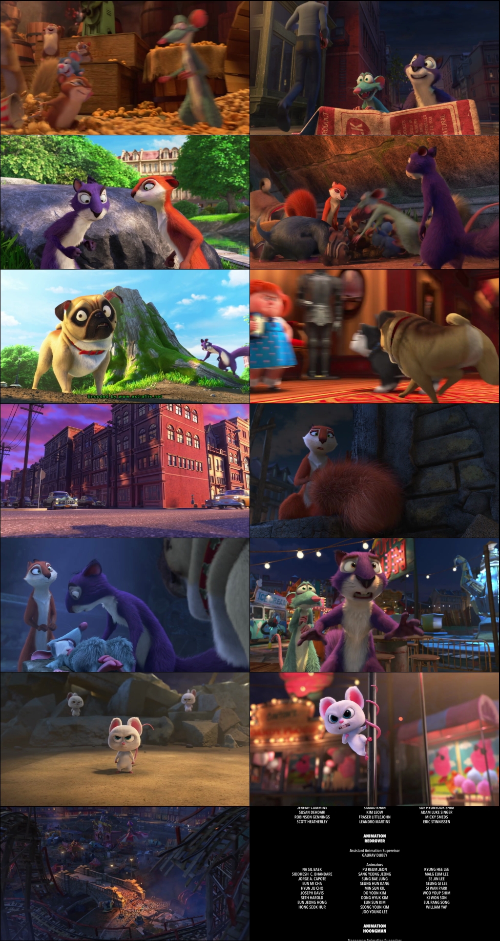 The Nut Job 2: Nutty by Nature (2017) 1080p | 720p | 480p BluRay [Hindi (हिन्दी) + English] DD5.1 ESub Screenshots