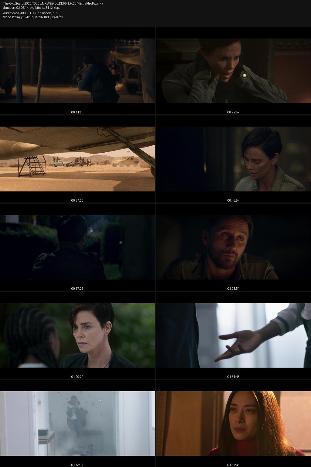 The Old Guard (2020) 1080p | 720p | 480p Netflix WEB-DL [Hindi-English] ESubs Screenshots