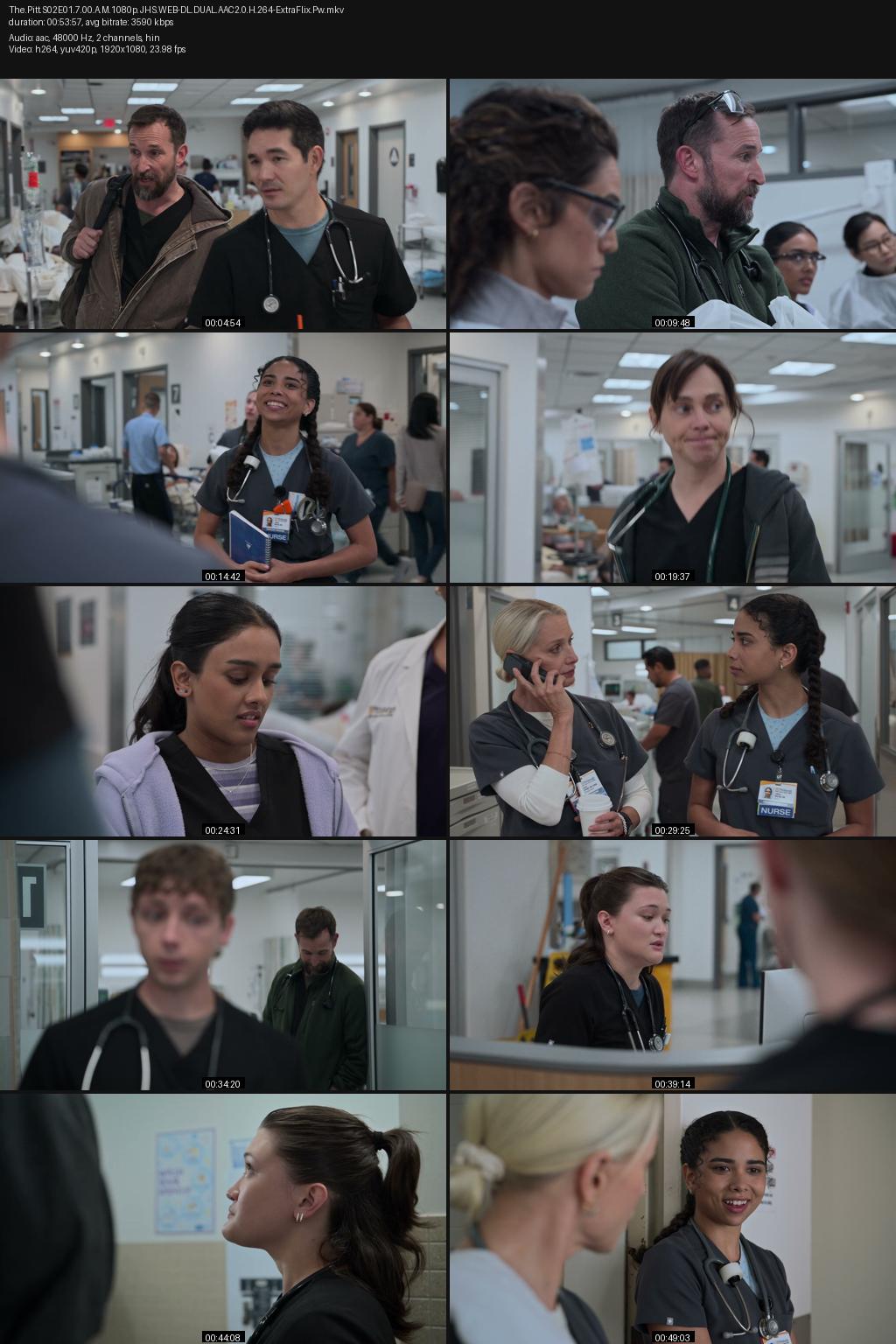 The Pitt Season 2 (2026) [Hindi-English] 1080p 720p 480p JioHotstar WEB-DL ESub Screenshots
