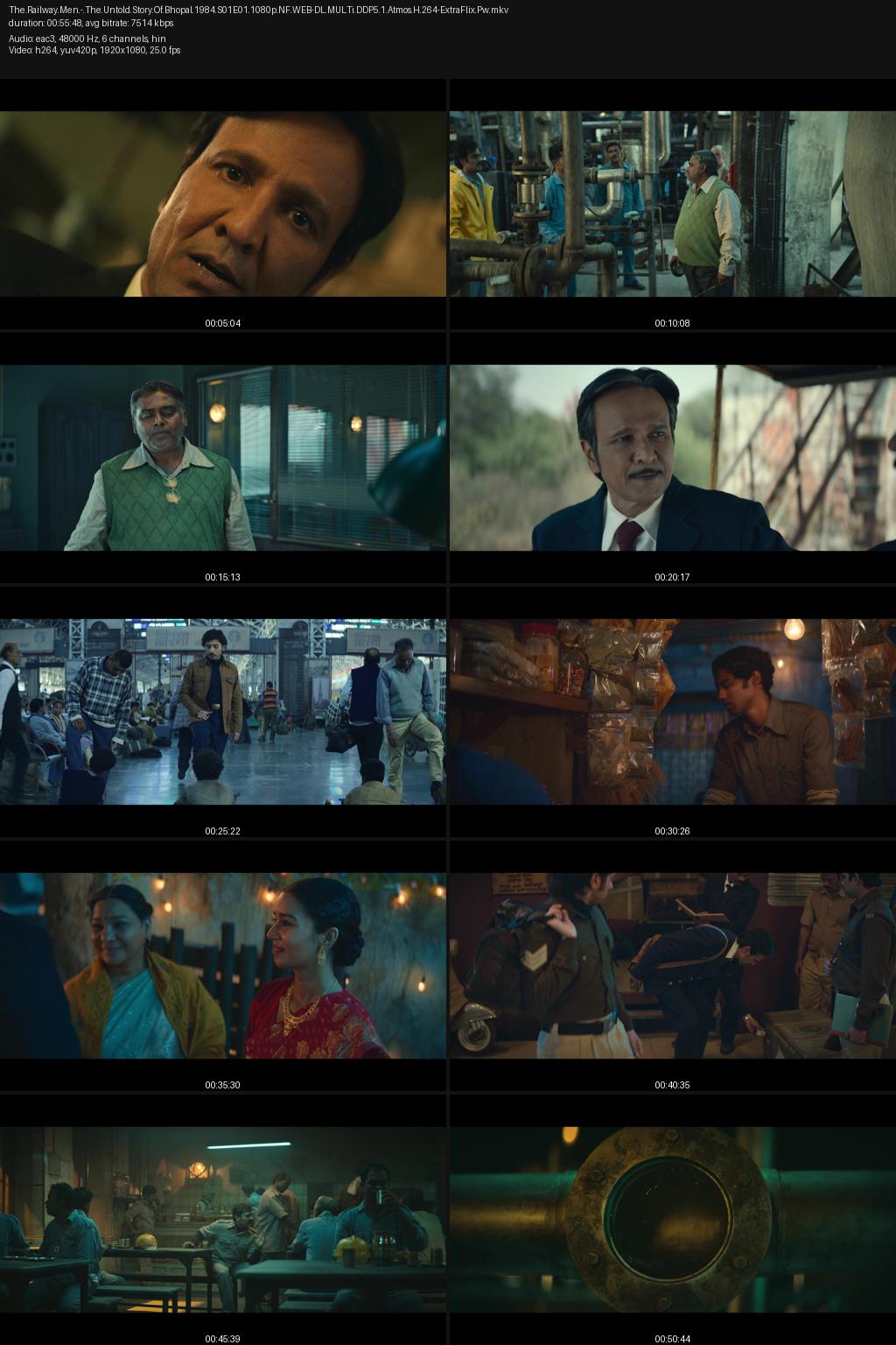 The Railway Men: The Untold Story of Bhopal 1984 Season 1 (2023) [Hindi] 1080p 720p 480p Netflix WEB-DL ESubs Screenshots