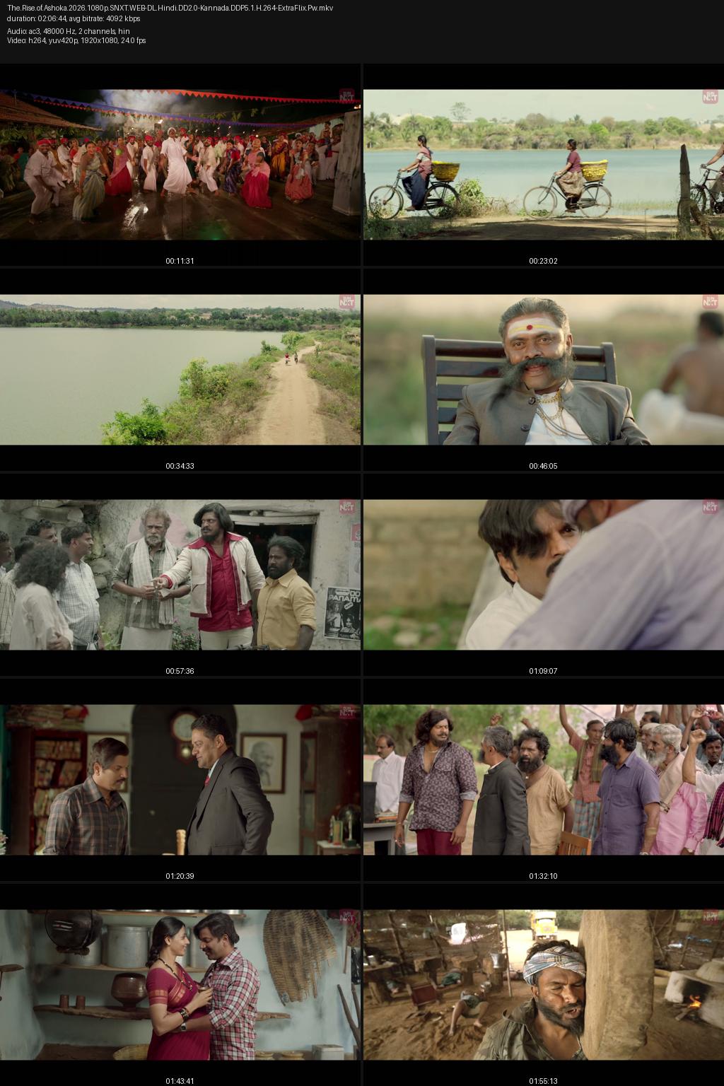 The Rise Of Ashoka (2026) [Hindi-Kannada] UNCUT 1080p 720p 360p SunNXT WEB-DL ESub Screenshots