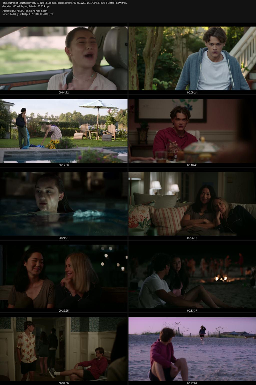 The Summer I Turned Pretty Season 1 (2022) [Hindi-English] 1080p 720p 480p Amazon WEB-DL ESub Screenshots