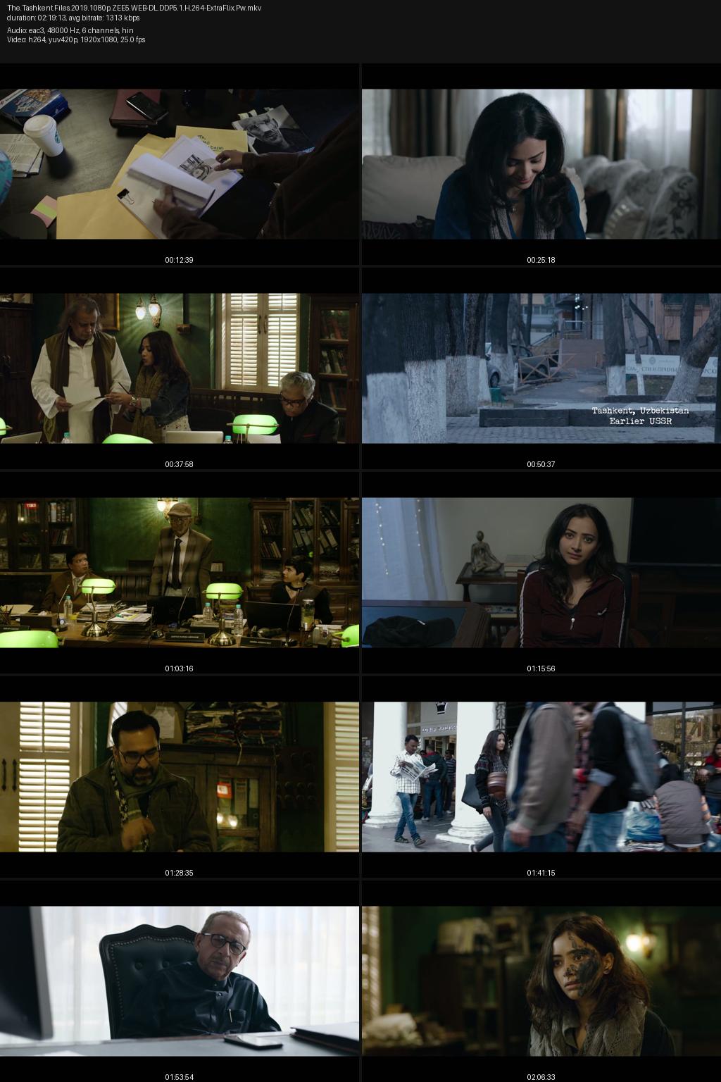 The Tashkent Files (2019) [Hindi] 4K 2160p 1080p 720p 480p ZEE5 WEB-DL ESub Screenshots