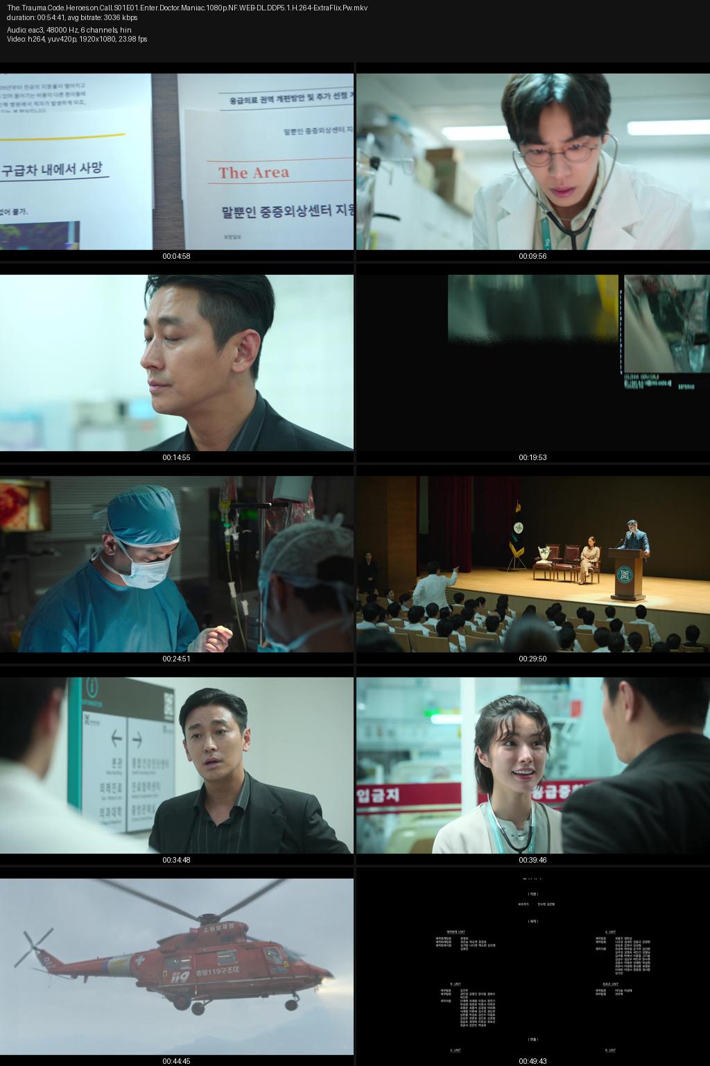 The Trauma Code: Heroes on Call Season 1 (2025) [Hindi-Korean] 1080p 720p 480p Netflix WEB-DL ESubs Screenshots