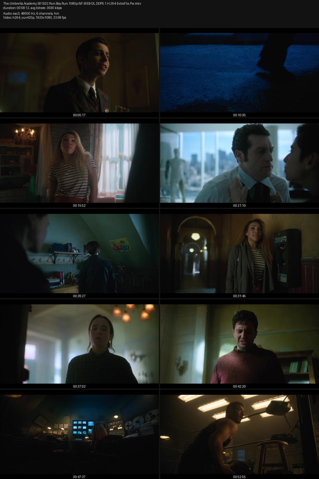 The Umbrella Academy Season 1 (2019) [Hindi-English] 1080p 720p 480p Netflix WEB-DL ESubs Screenshots