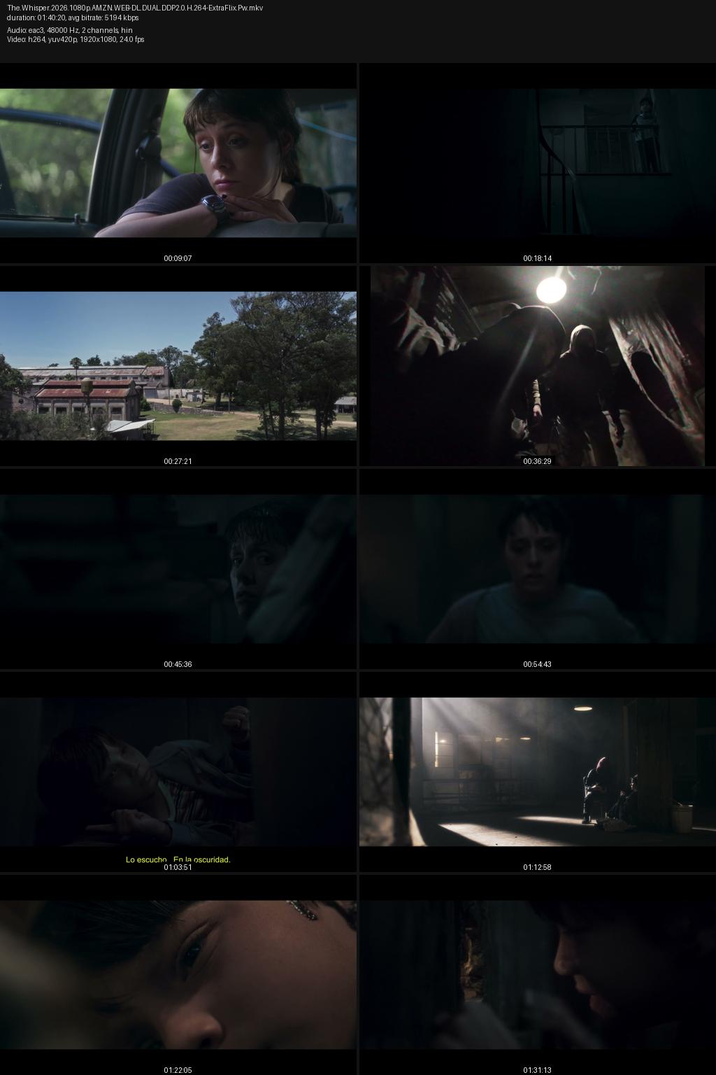The Whisper aka El Susurro (2026) [Hindi-Spanish] 1080p 720p 480p Amazon WEB-DL ESub Screenshots