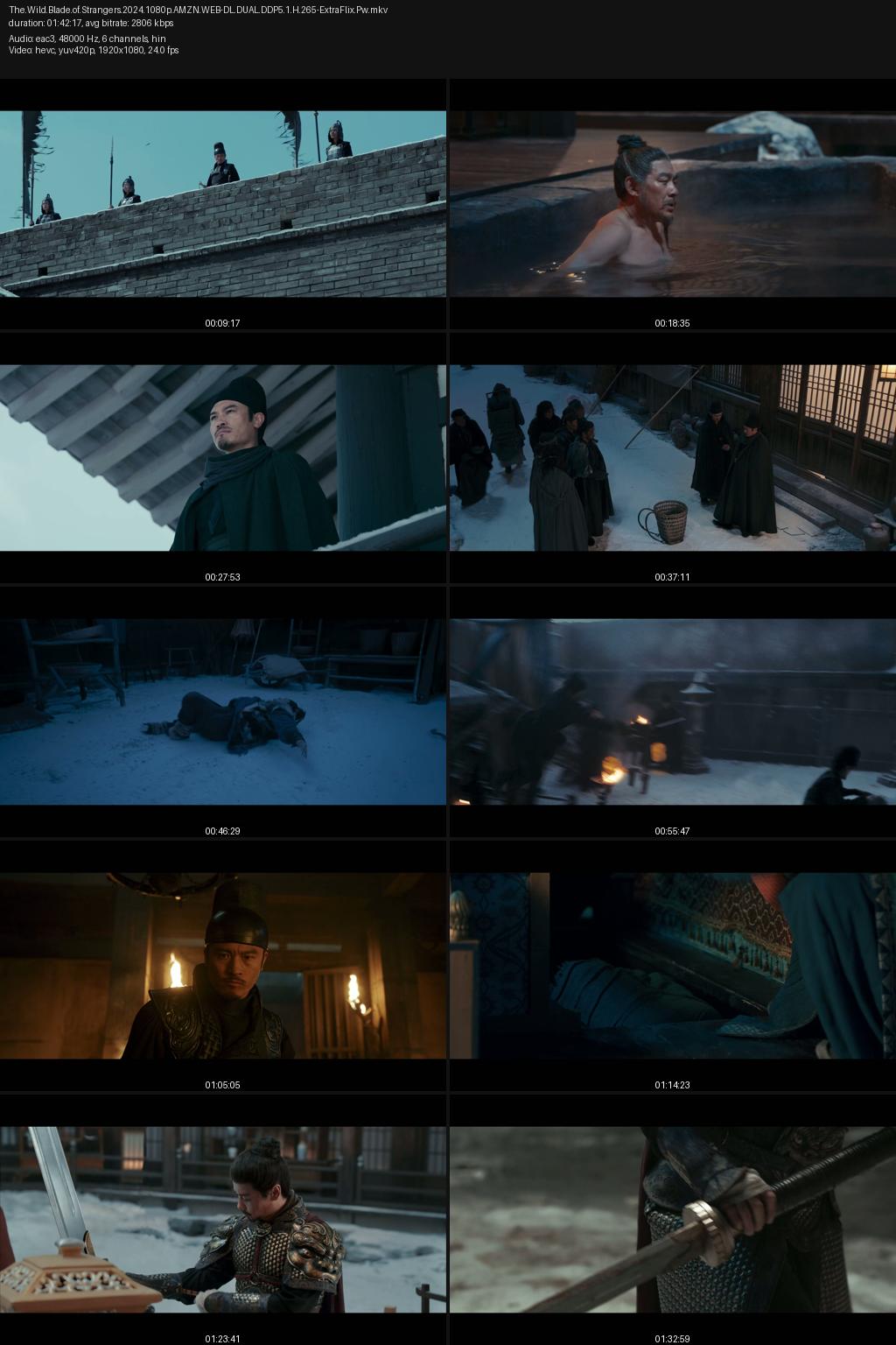 The Wild Blade of Strangers Mo lu kuang dao aka (2024) [Hindi-Chinese] 1080p 720p 480p Amazon WEBRip Screenshots