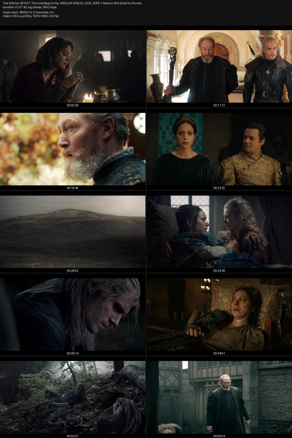 The Witcher Season 1 (2019) [Hindi-English] 1080p 720p 480p Netflix WEB-DL ESub Screenshots
