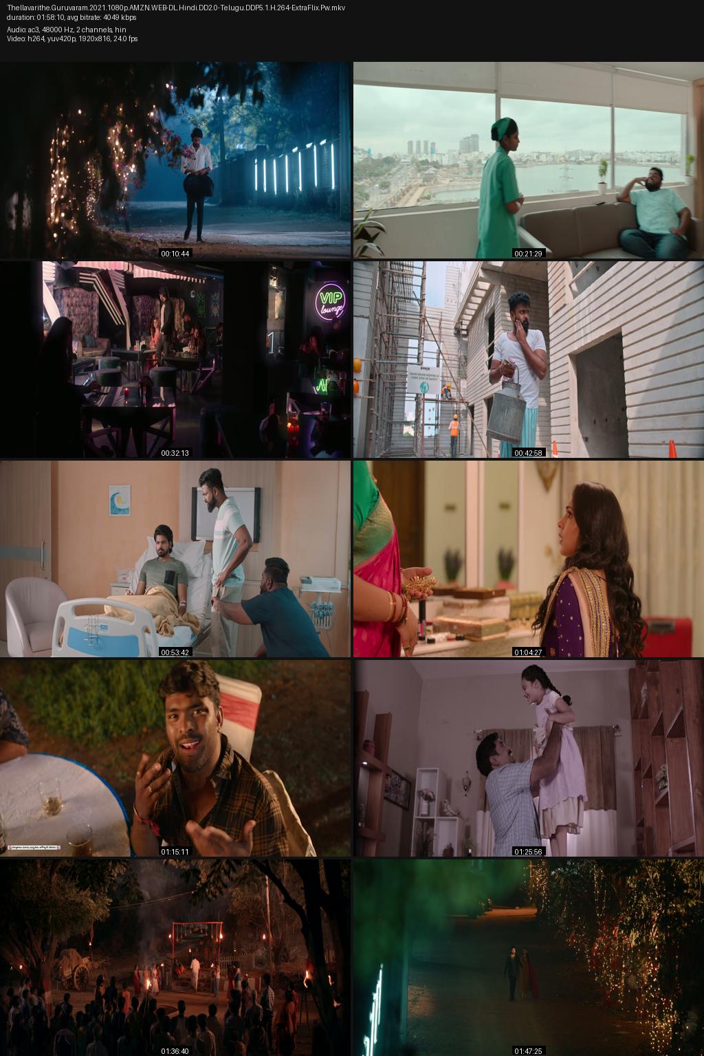 Thellavarithe Guruvaram (2021) [Hindi-Telugu] UNCUT 1080p 720p 480p Amazon WEB-DL ESub Screenshots