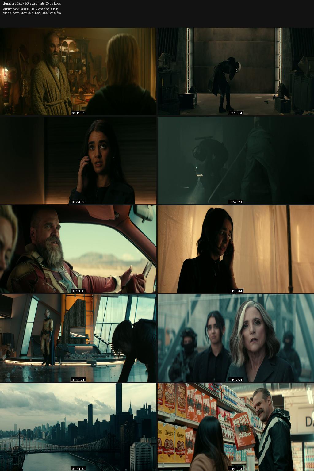 Thunderbolts* (2025) 4K 2160p | 1080p | 720p | 480p Amazon WEB-DL [Hindi (Clean)-English] ESubs Screenshots