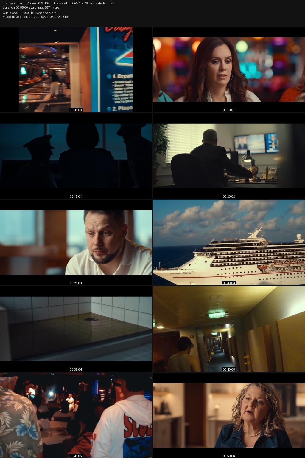 Trainwreck: Poop Cruise (2025) 1080p | 720p | 480p Netflix WEB-DL [Hindi-English] ESubs Screenshots