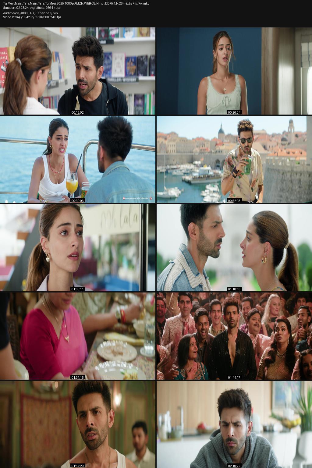 Tu Meri Main Tera Main Tera Tu Meri (2025) [Hindi] 4K 2160p 1080p 720p 480p Amazon WEB-DL ESub Screenshots