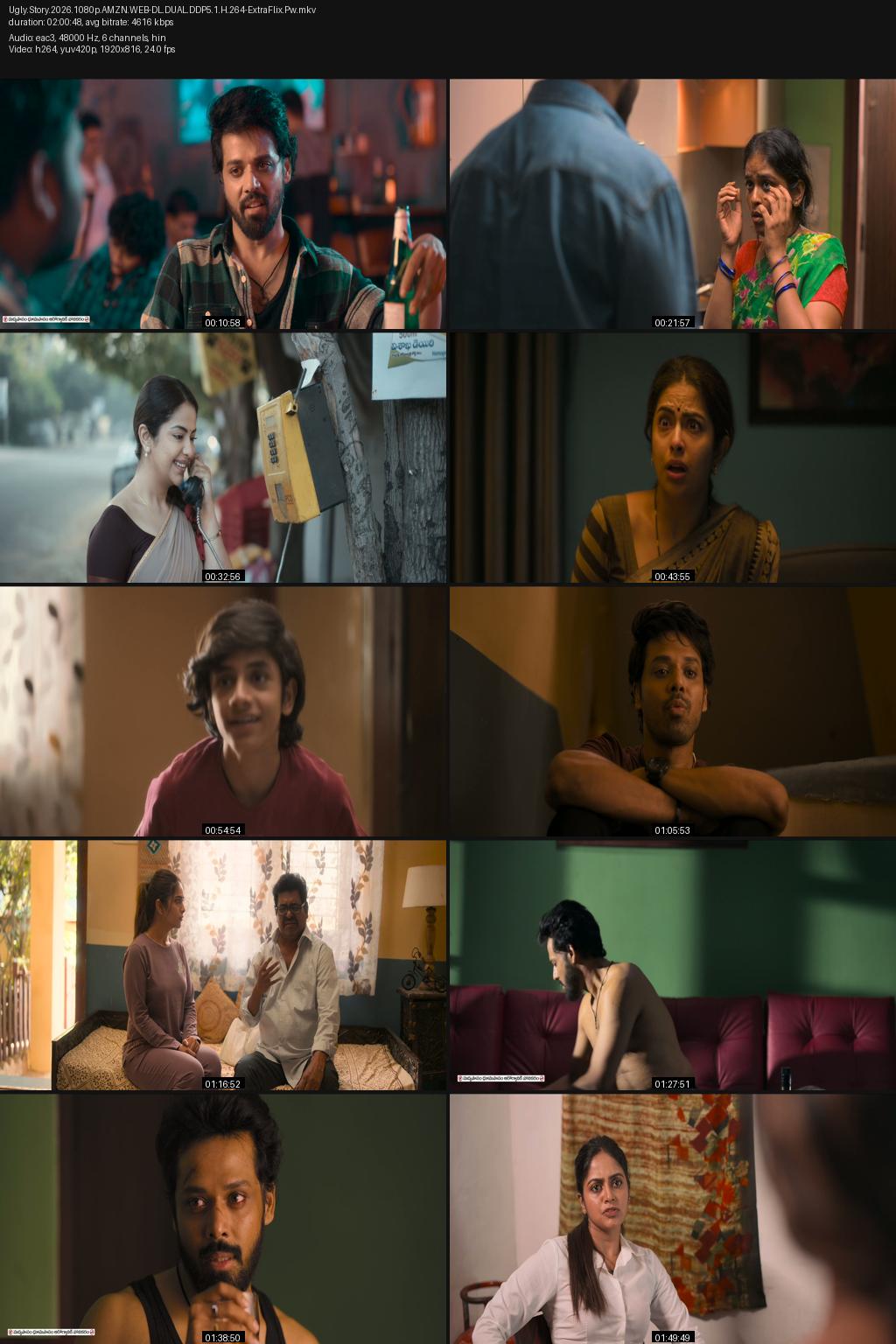 Ugly Story (2026) [Hindi-Telugu] 1080p 720p 480p Amazon WEB-DL ESub Screenshots