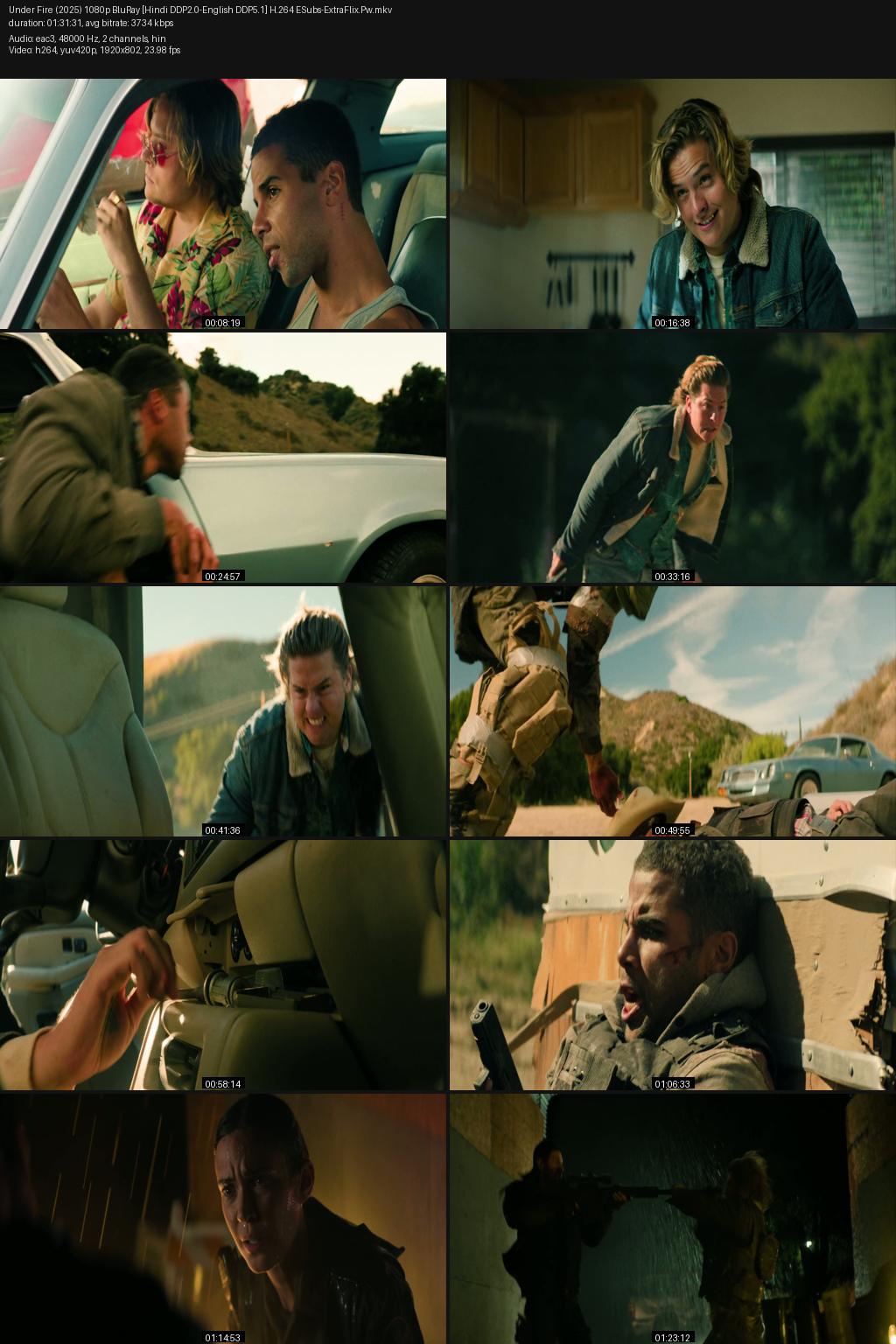 Under Fire (2025) [Hindi-English] 1080p 720p 480p BluRay ESubs Screenshots