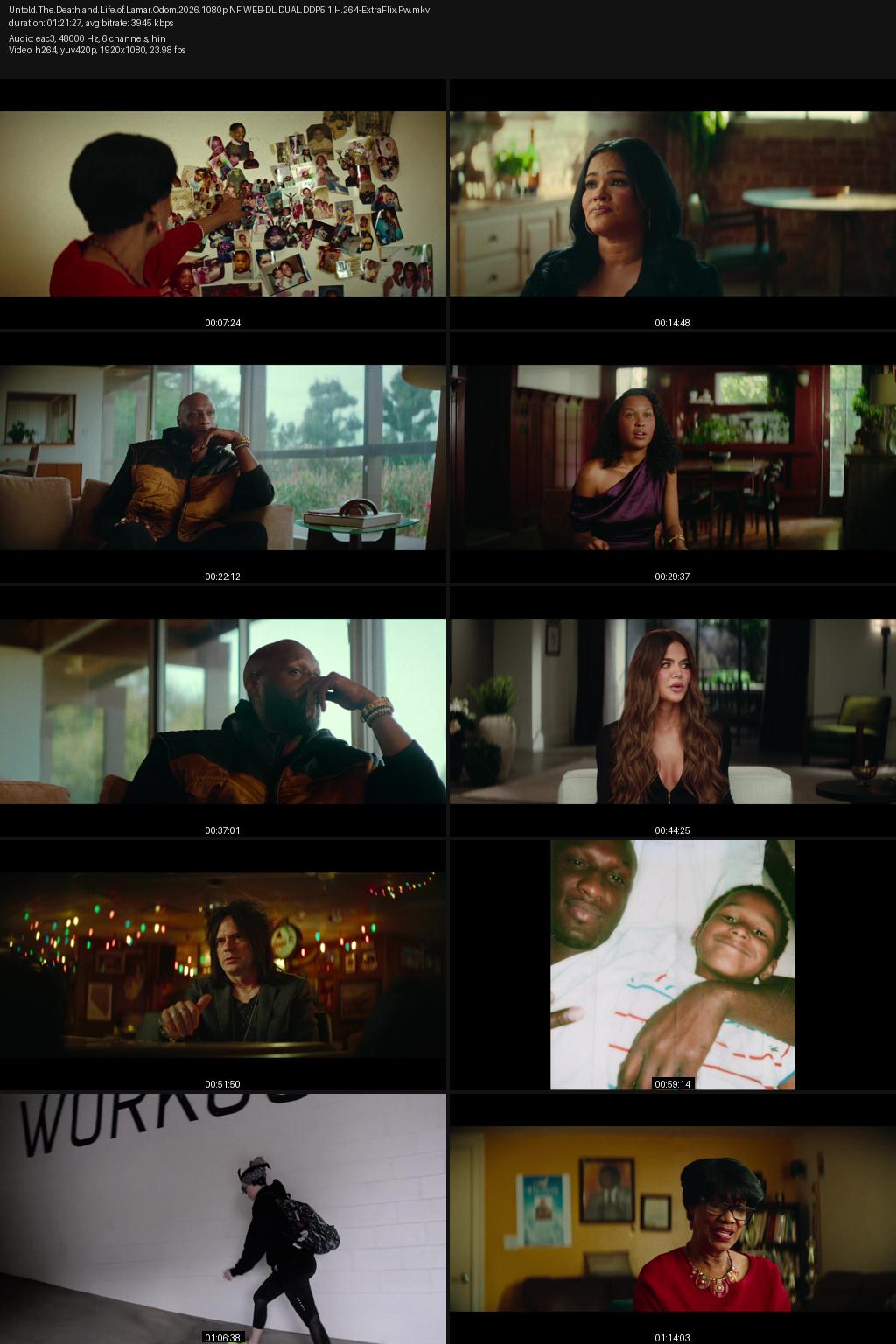 Untold: The Death & Life of Lamar Odom (2026) [Hindi-English] 1080p 720p 480p Netflix WEB-DL ESubs Screenshots