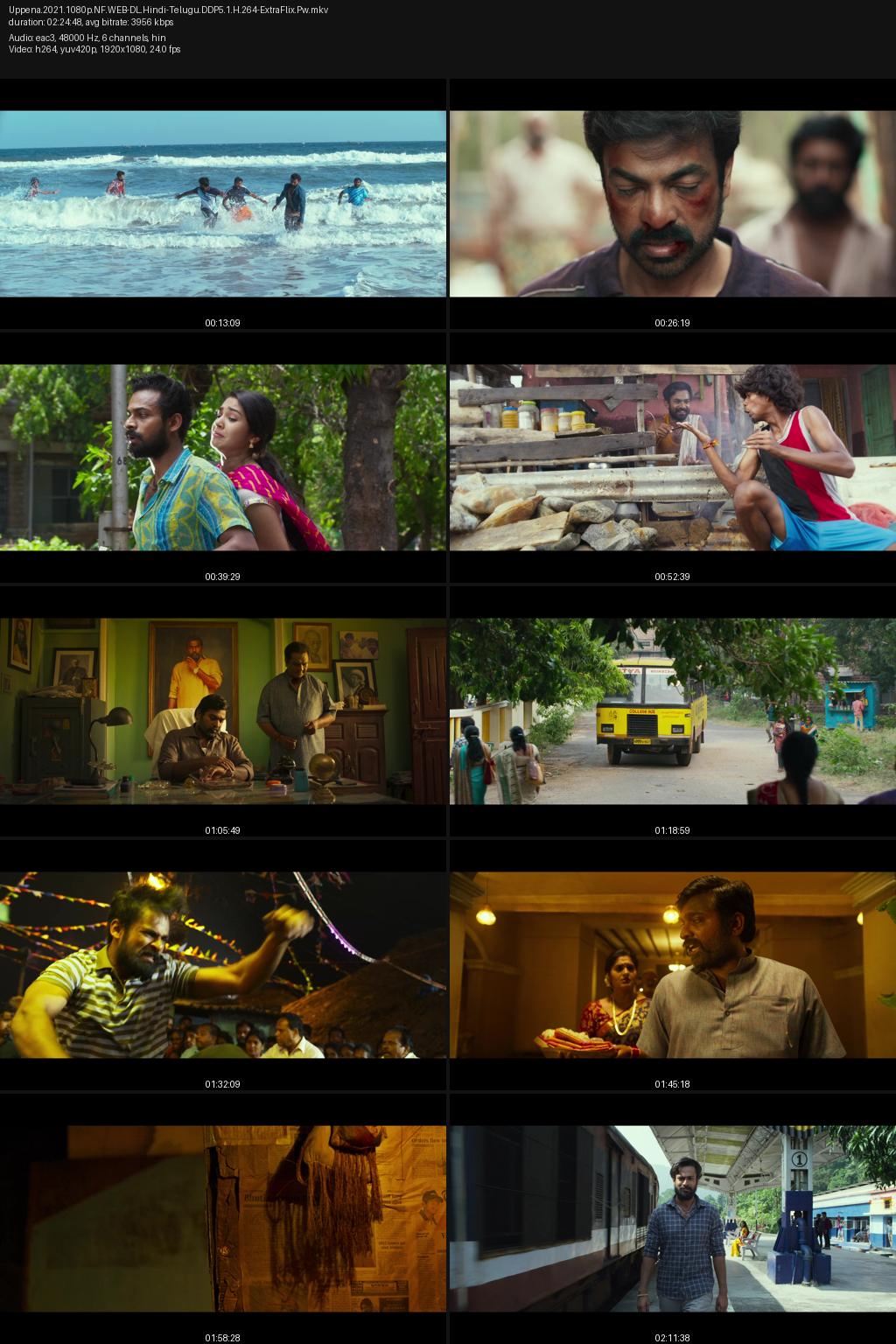 Uppena (2021) [Hindi-Telugu] 4K 2160p 1080p 720p 480p Netflix WEB-DL ESub Screenshots
