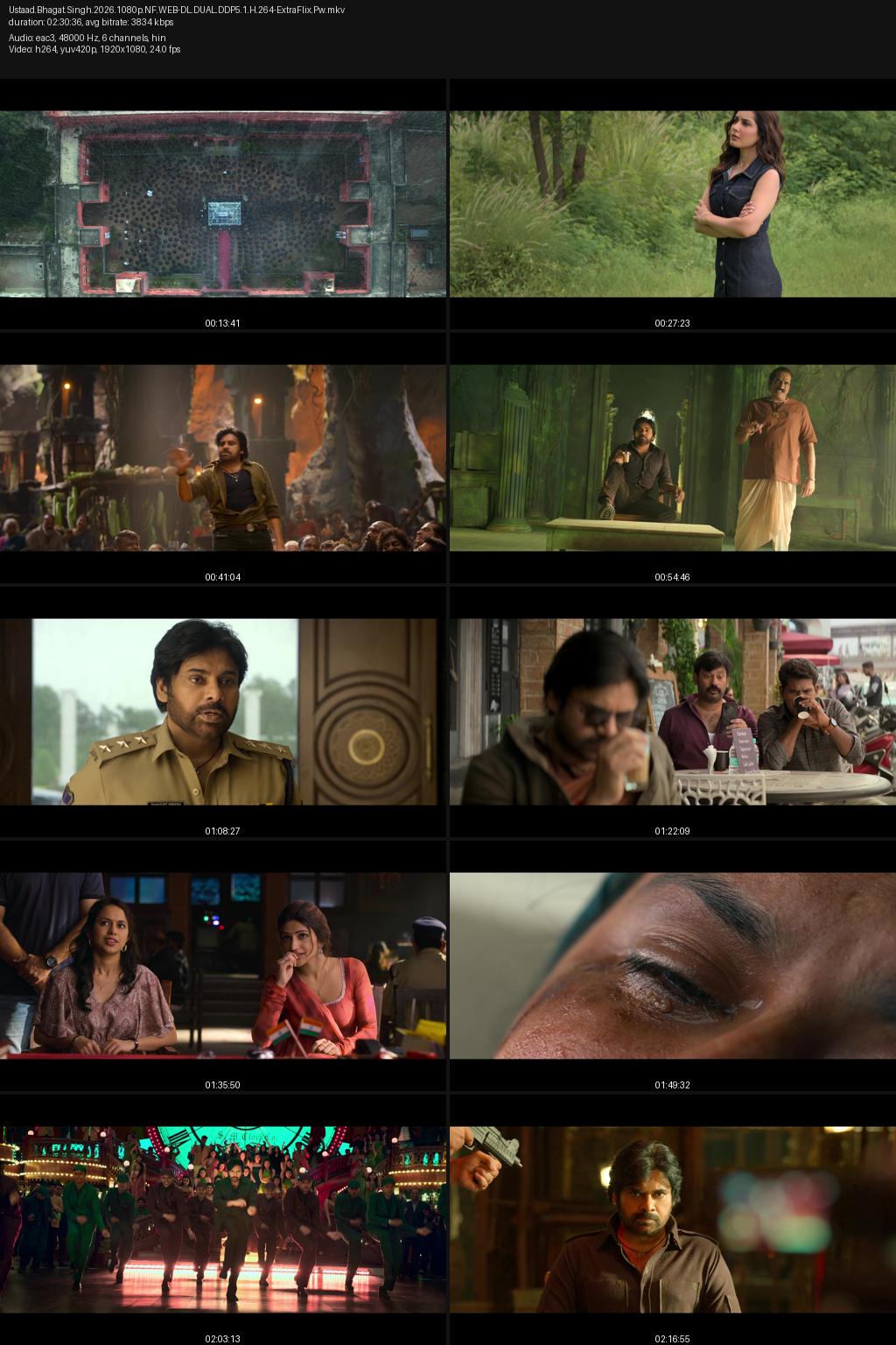 Ustaad Bhagat Singh (2026) [Hindi-Telugu] 4K 2160p 1080p 720p 480p Netflix WEB-DL ESub Screenshots