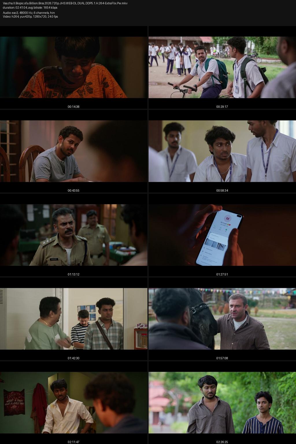 Vaazha II: Biopic of a Billion Bros (2026) [Hindi-Malayalam] 4K 2160p 1080p 720p 480p JioHotstar WEB-DL ESub Screenshots