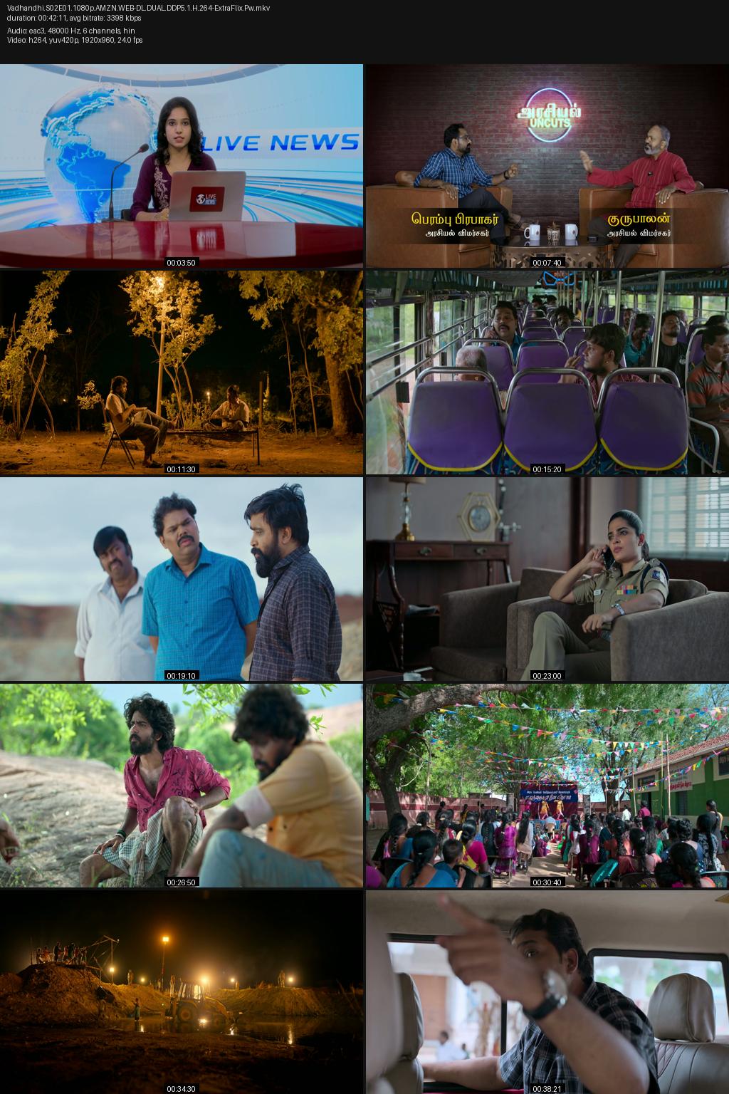 Vadhandhi Season 2 (2026) [Hindi-Tamil] 4K 2160p 1080p 720p 480p Amazon WEB-DL ESub Screenshots