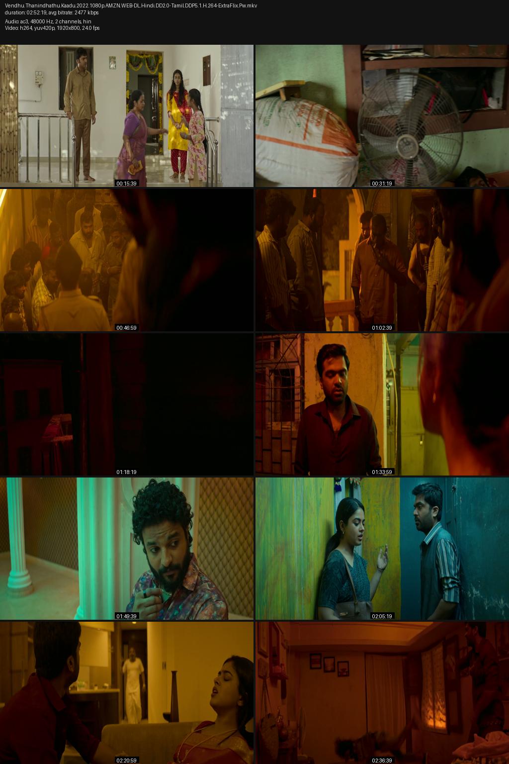 Vendhu Thanindhathu Kaadu (2022) [Hindi-Tamil] UNCUT 4K 2160p 1080p 720p 480p Amazon WEB-DL ESub Screenshots
