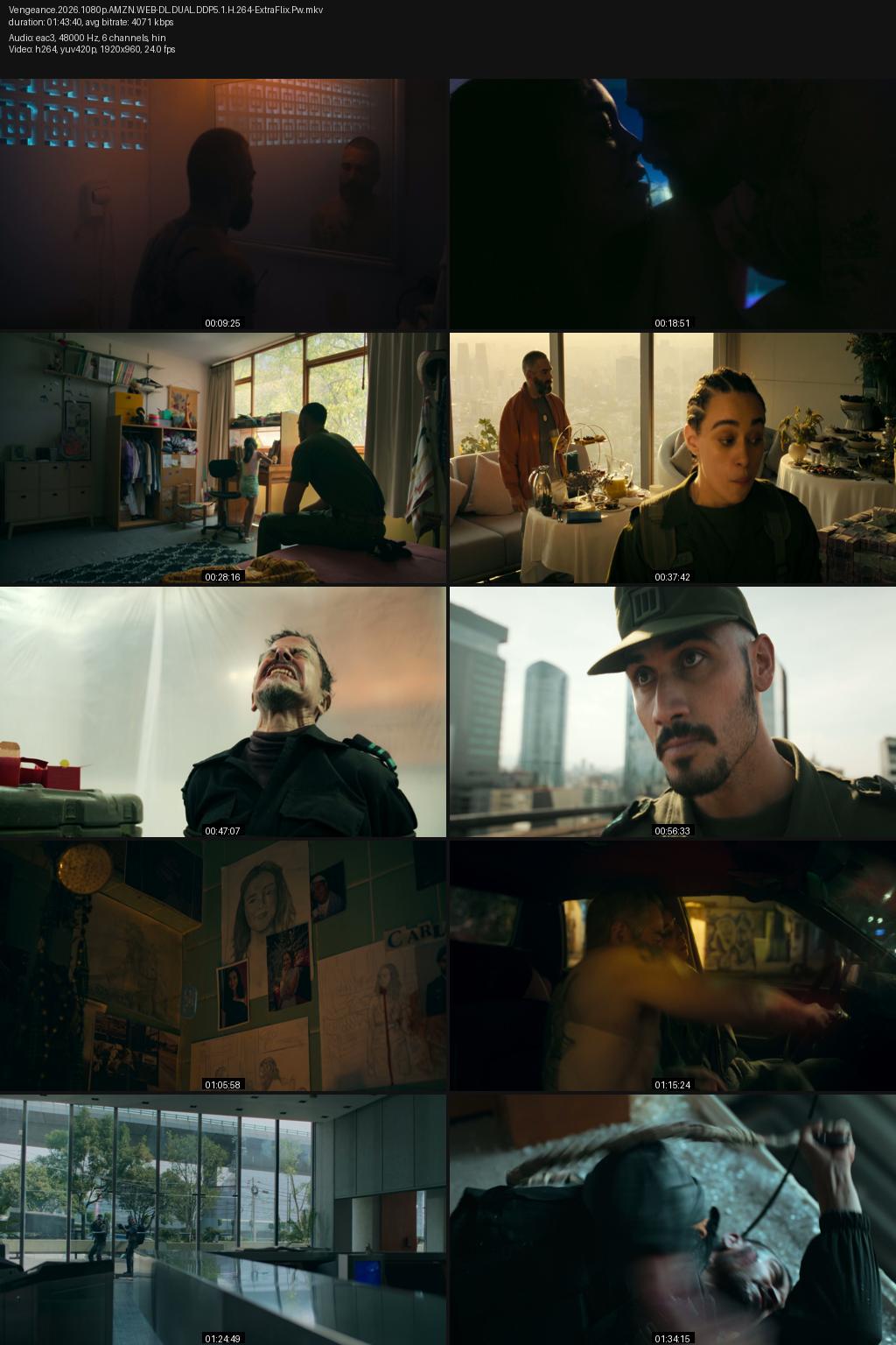 Vengeance aka Venganza (2026) [Hindi-Spanish] 4K 2160p 1080p 720p 480p Amazon WEB-DL ESubs Screenshots