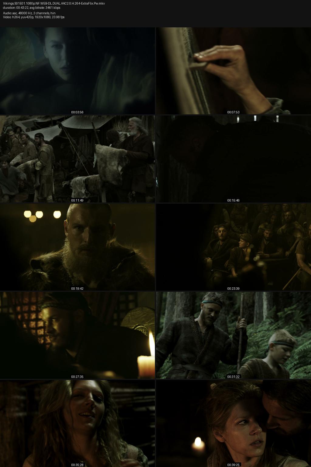 Vikings Season 1 (2013) [Hindi-English] 1080p 720p 480p Netflix WEB-DL ESubs Screenshots