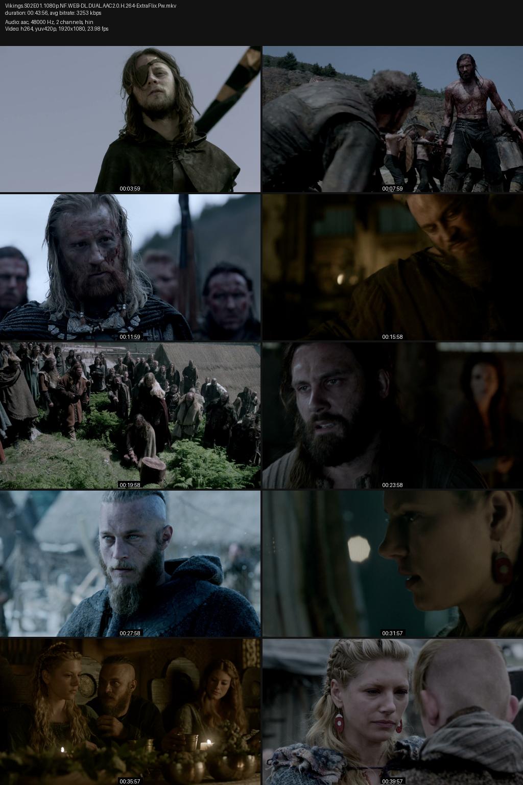 Vikings Season 2 (2014) [Hindi-English] 1080p 720p 480p Netflix WEB-DL ESubs Screenshots